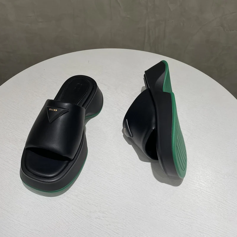 PU Leather Platform Sandals - Image 9