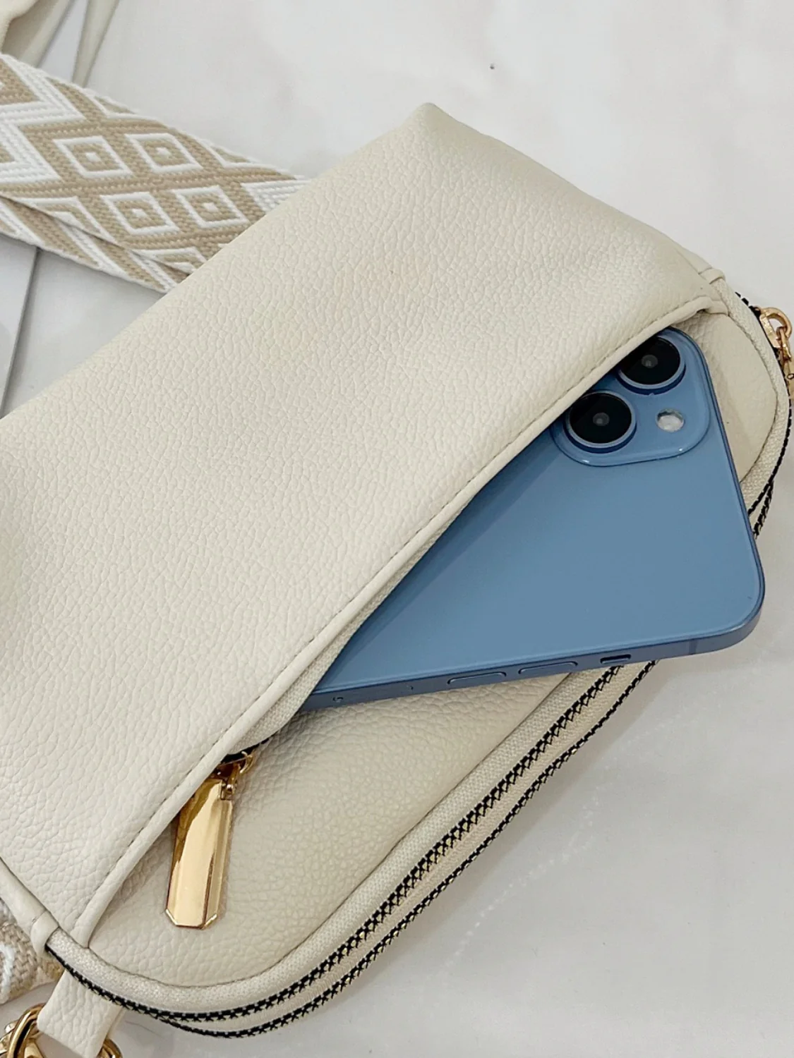 PU Leather Single Strap Crossbody Bag - Image 6