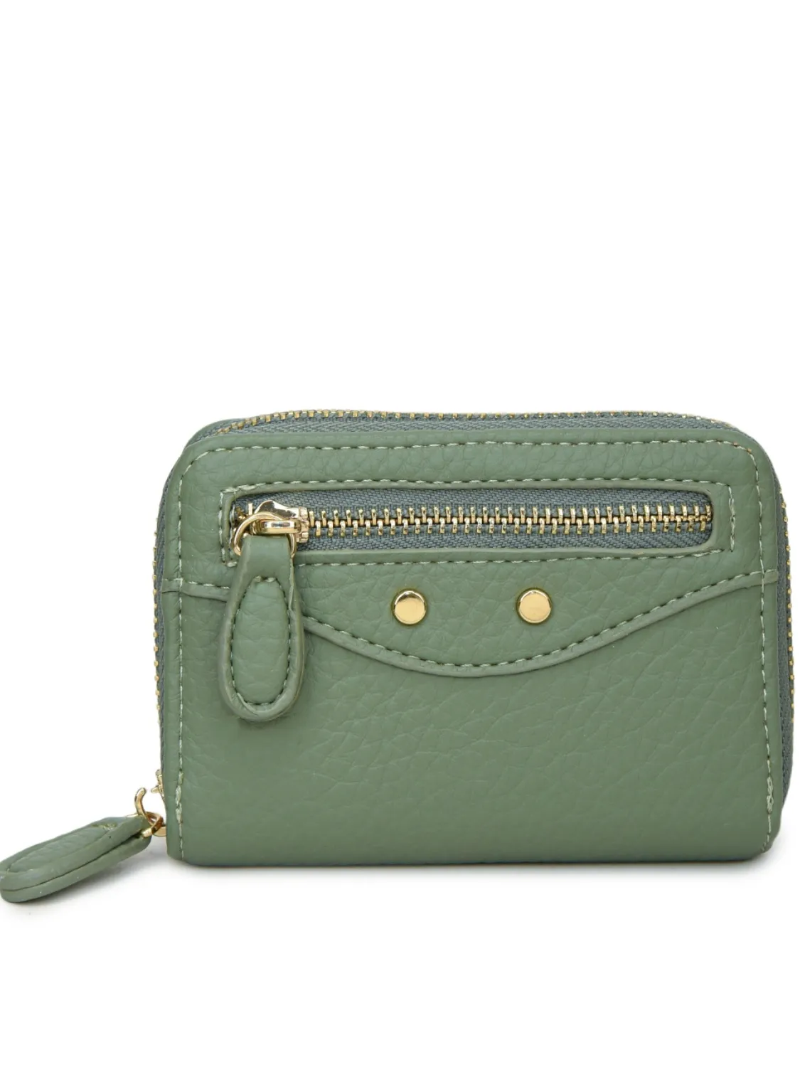 PU Leather Solid Color Card Case - Image 6