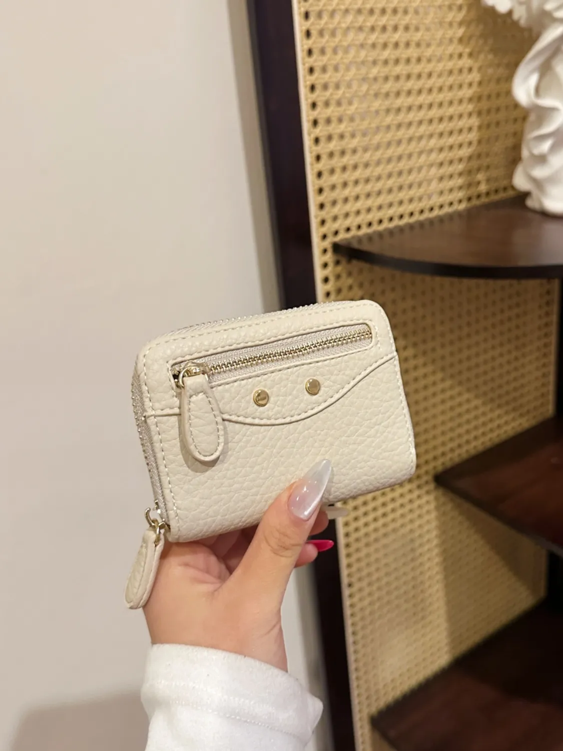 PU Leather Solid Color Card Case - Image 7
