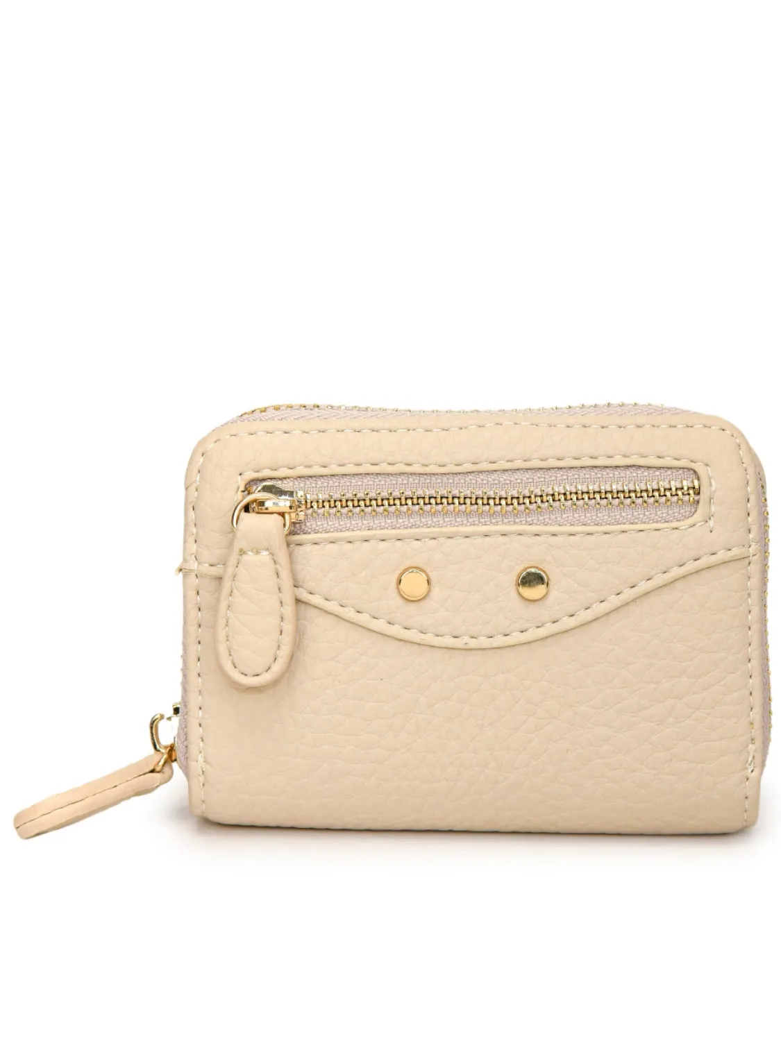 PU Leather Solid Color Card Case - Image 8