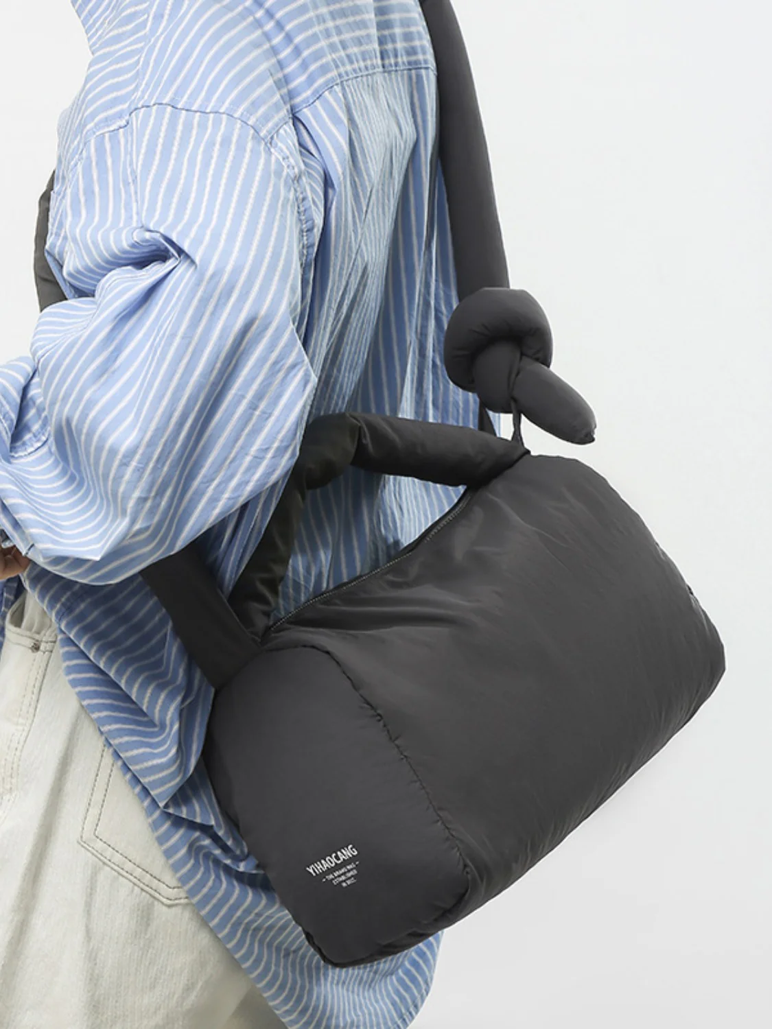 Puffy Nylon Medium Crossbody Bag - Image 10