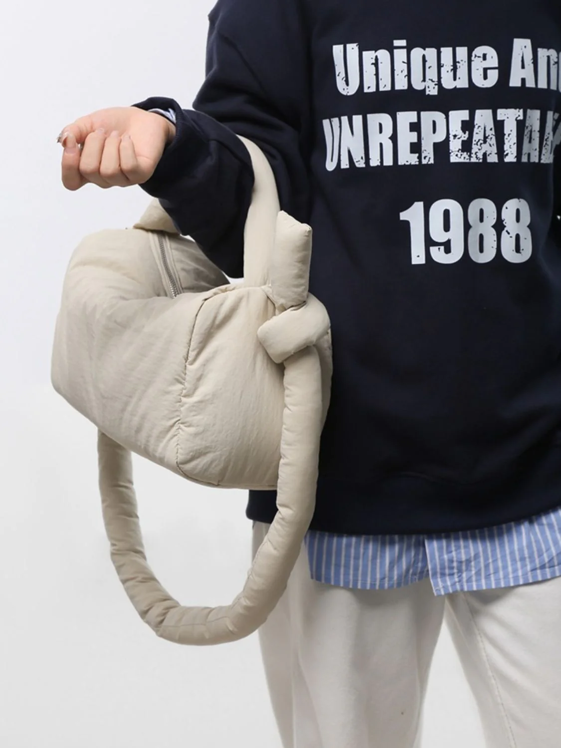 Puffy Nylon Medium Crossbody Bag - Image 5