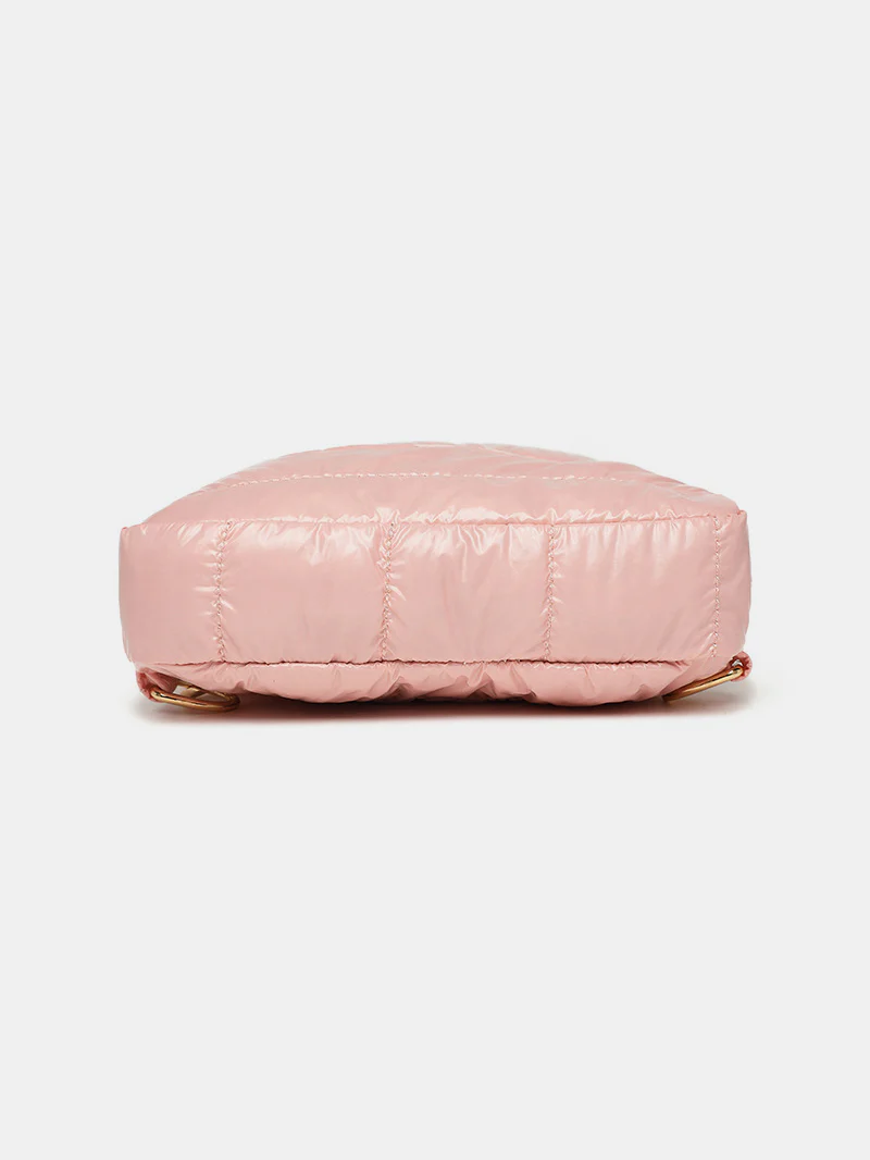 Quilted Adjustable Strap Puffy Sling Bag - Image 7