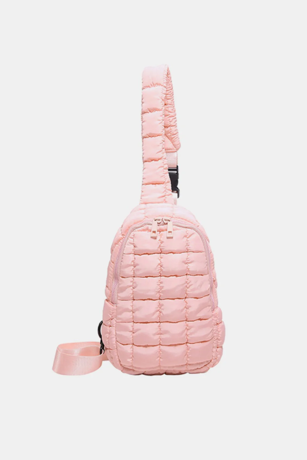 Quilted Nylon Crossbody  Bag - Image 10