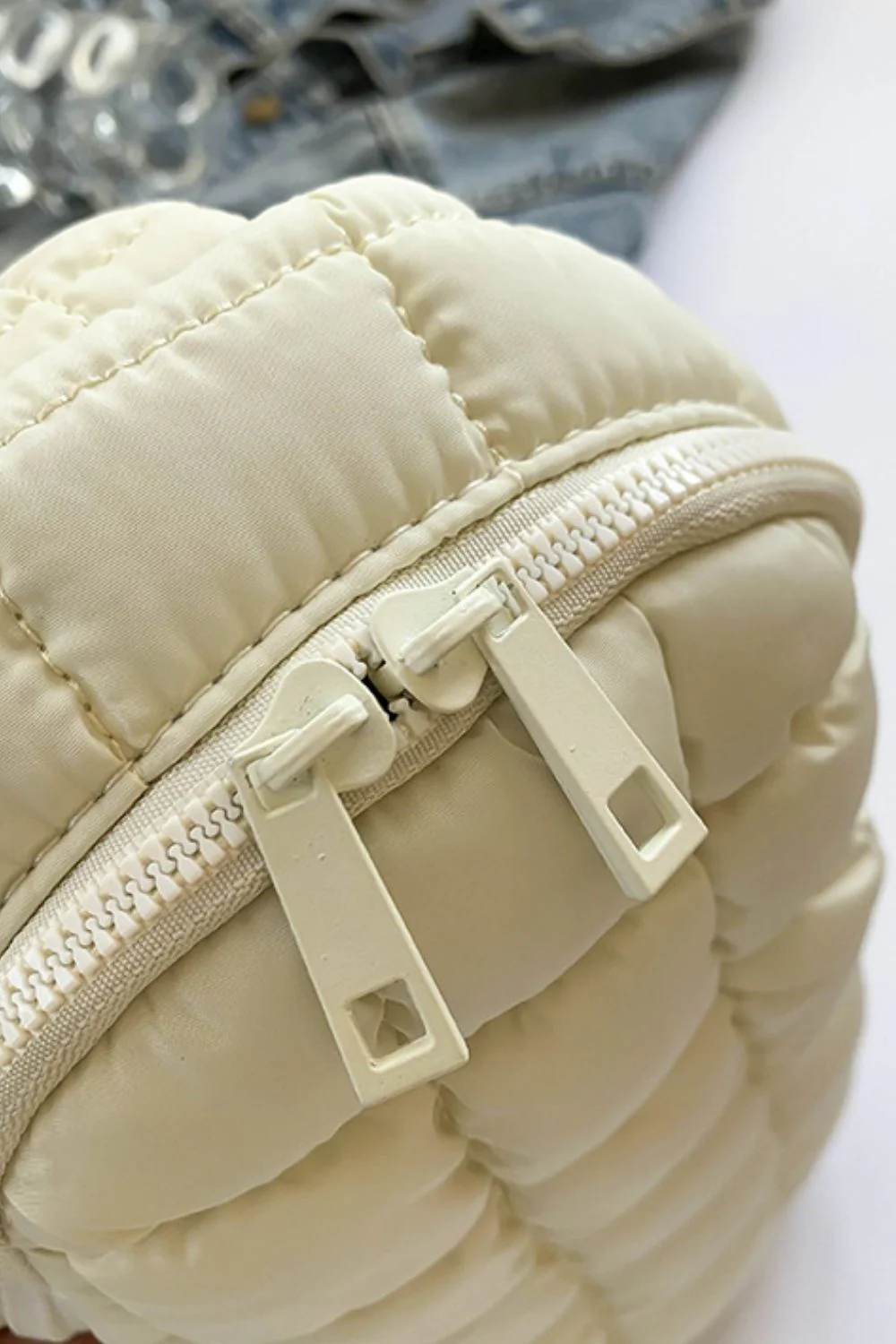 Quilted Nylon Crossbody  Bag - Image 20