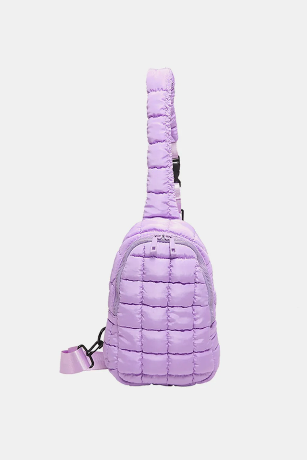 Quilted Nylon Crossbody  Bag - Image 25