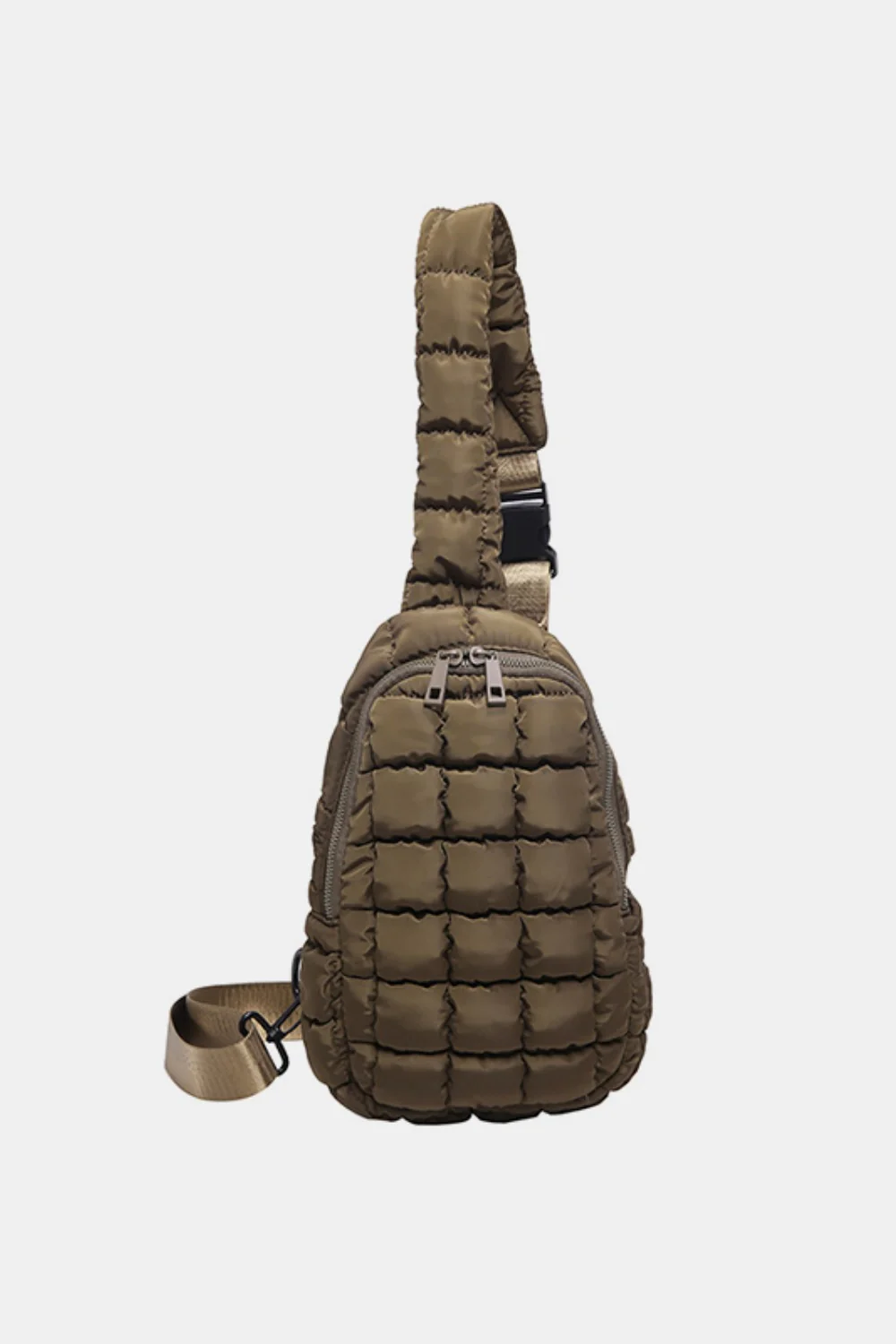 Quilted Nylon Crossbody  Bag - Image 31