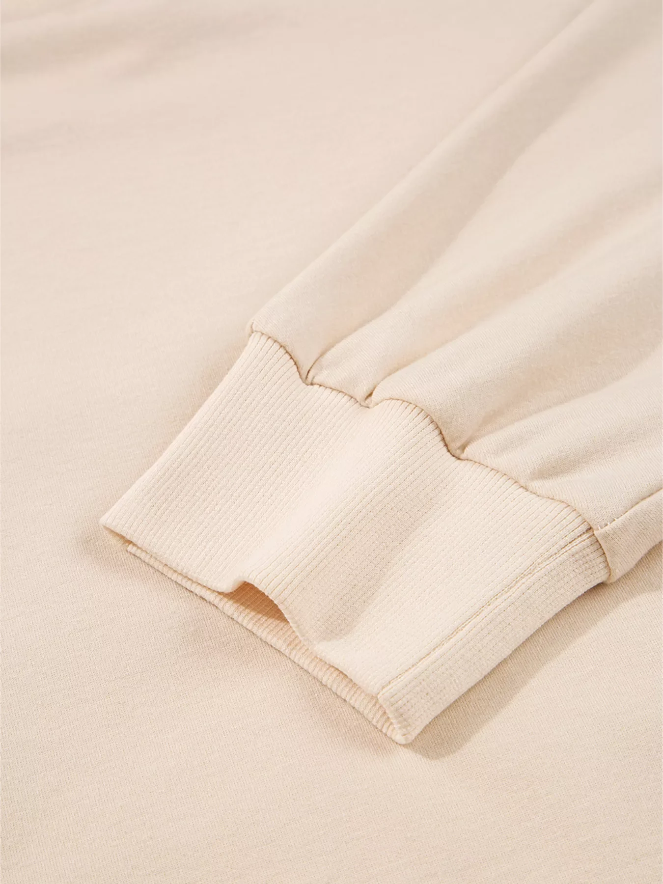 Raw Edge Flower Patch Drop Shoulder Casual Top - Image 11