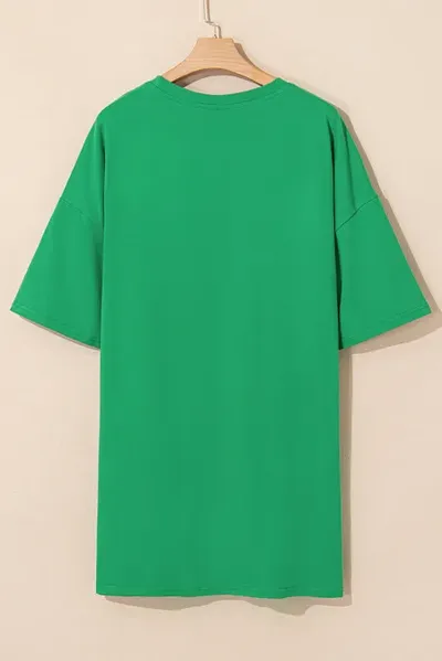 Rhinestone Lucky Poker Cards Oversized T-Shirt - Image 6