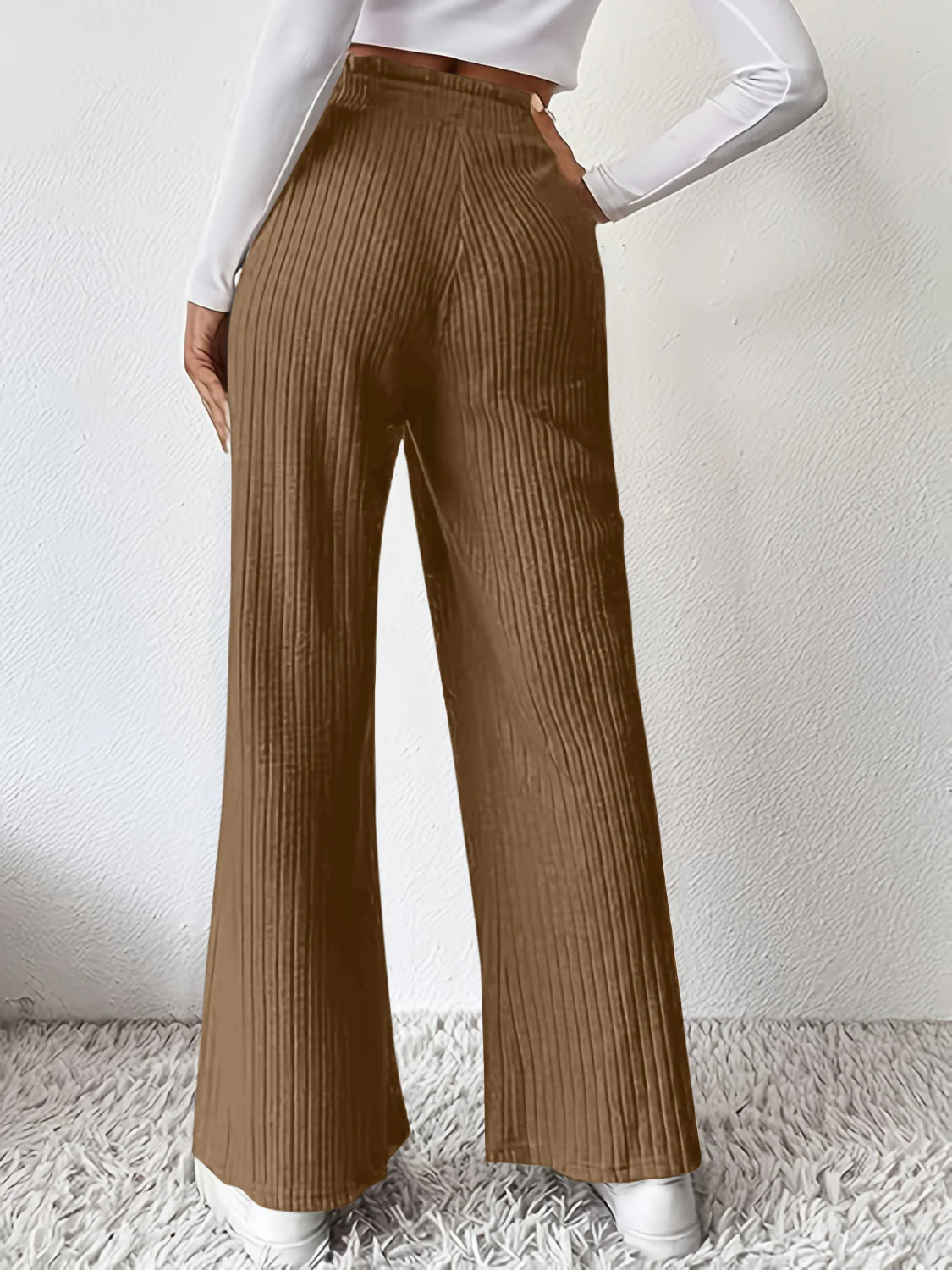 Ribbed High Waist Pants - Image 15