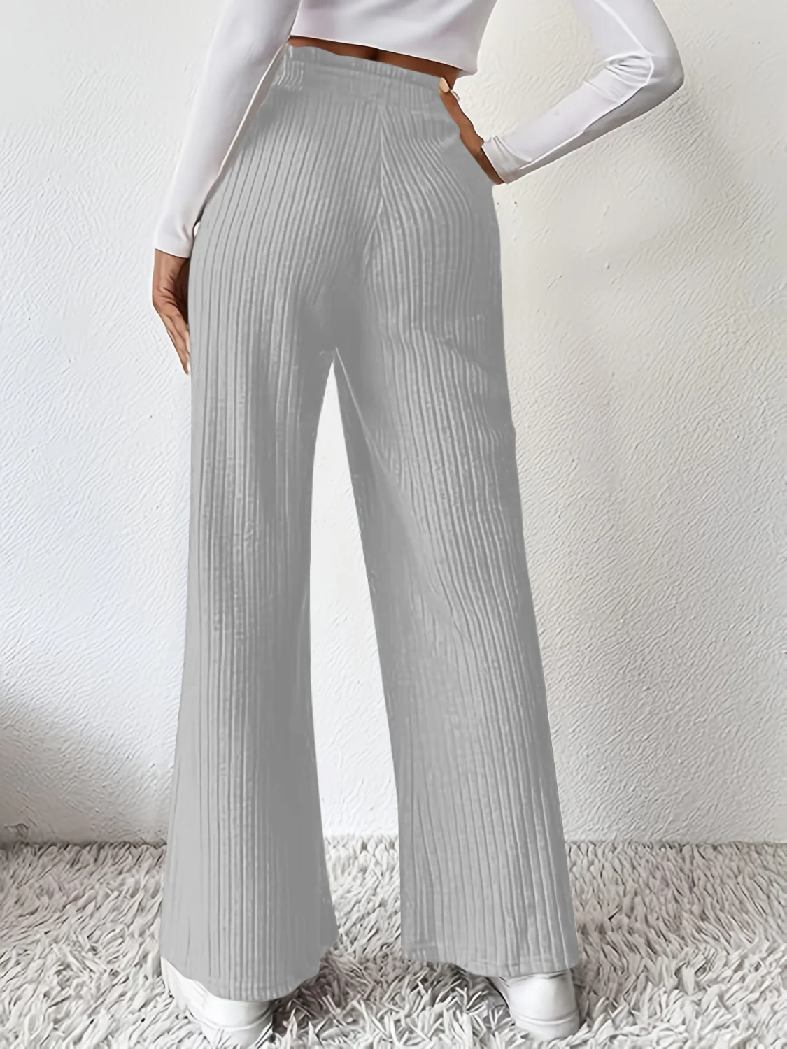 Ribbed High Waist Pants - Image 18