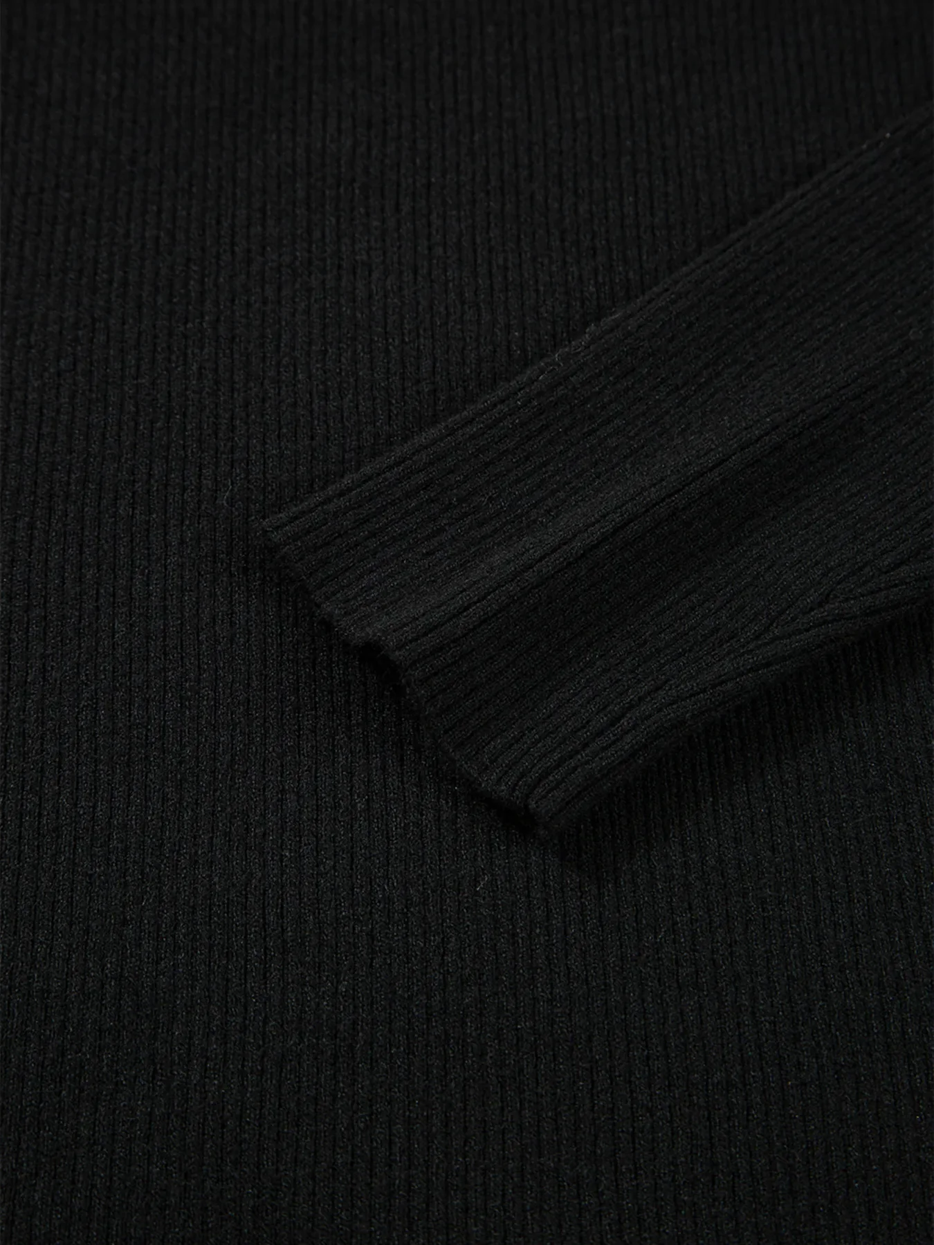 Ribbed Knit Cold Shoulder Sweater - Image 11