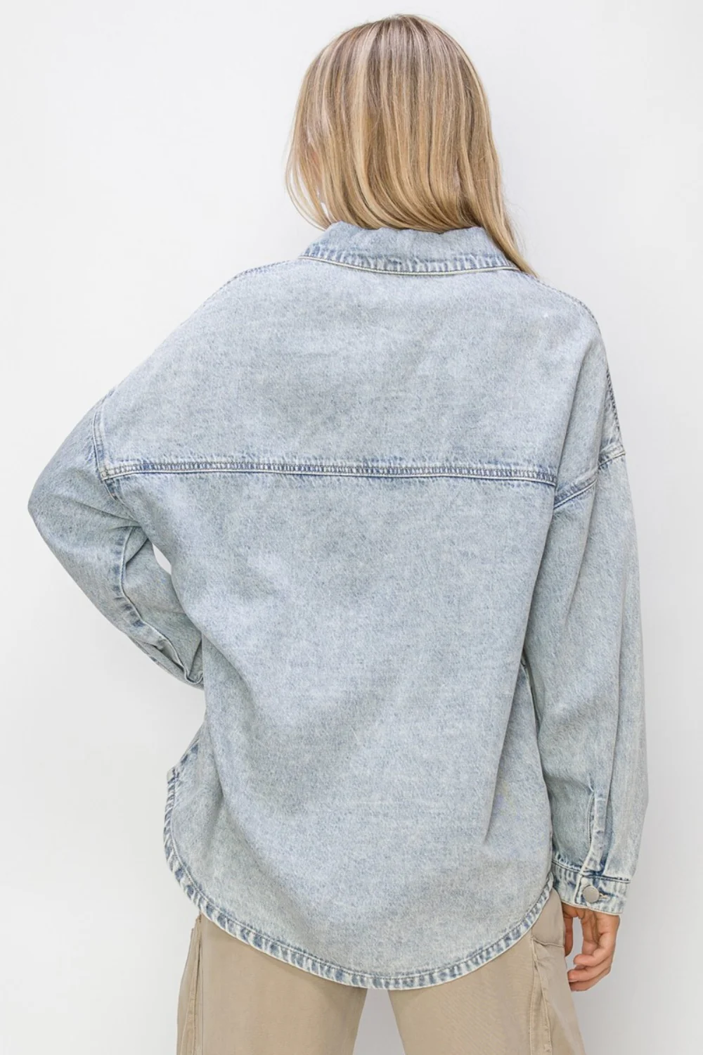 RISEN Button Up Long Sleeve Jacket - Image 2