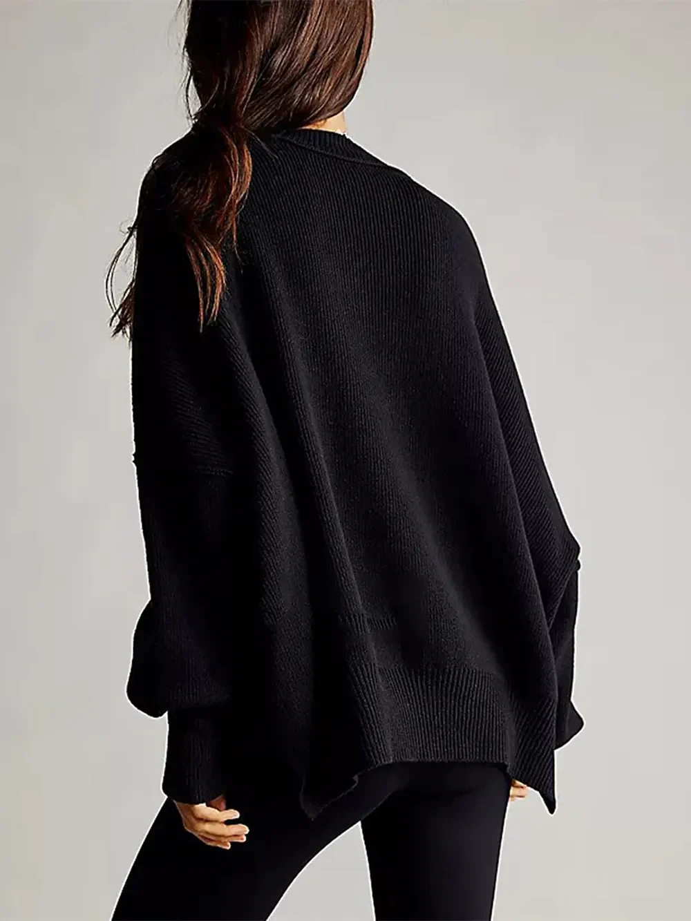 Round Neck Long Sleeve Sweater - Image 12