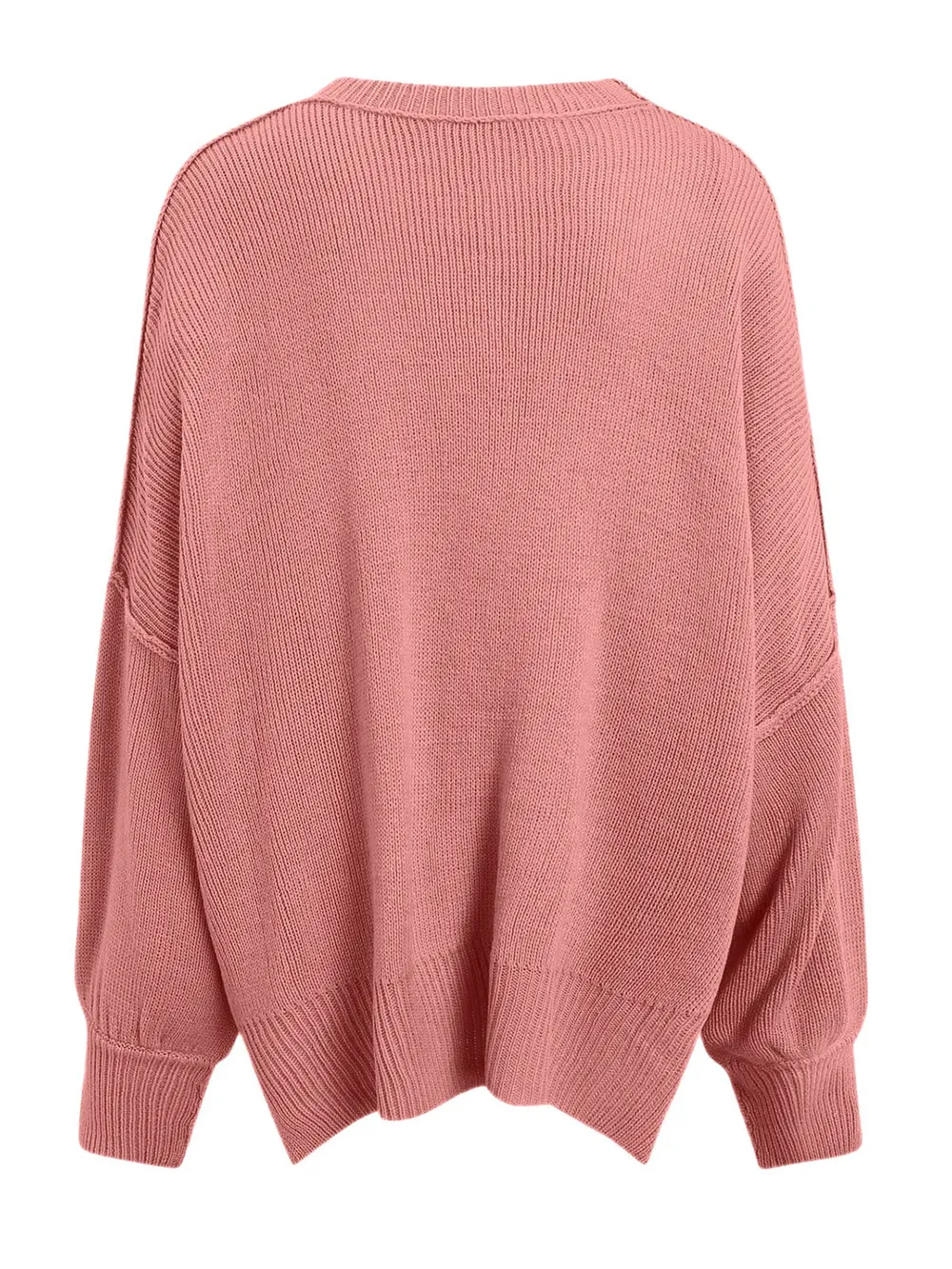 Round Neck Long Sleeve Sweater - Image 20