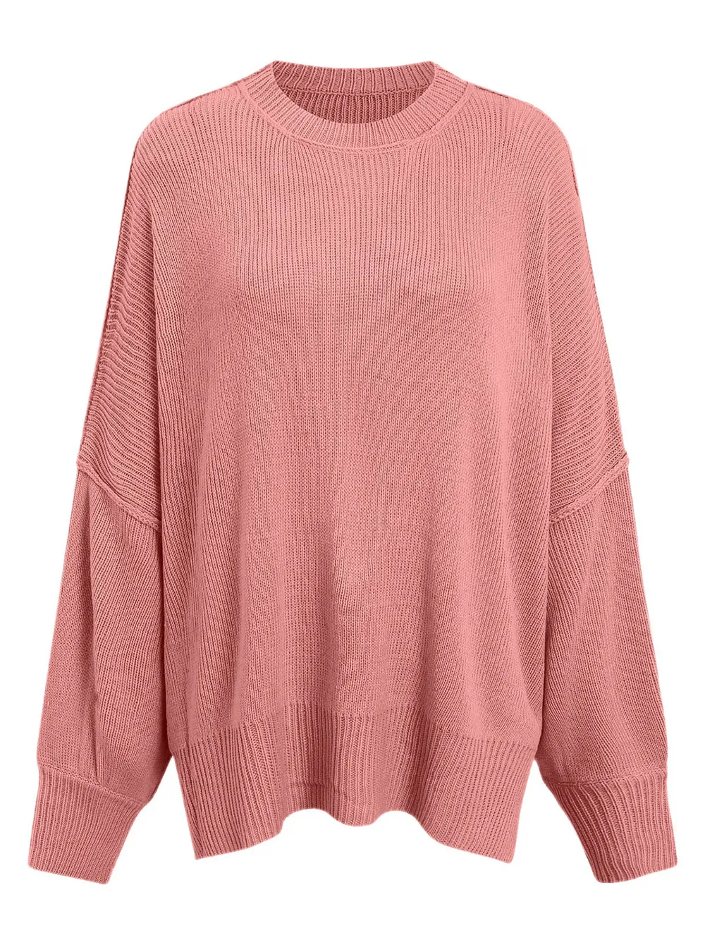 Round Neck Long Sleeve Sweater - Image 22