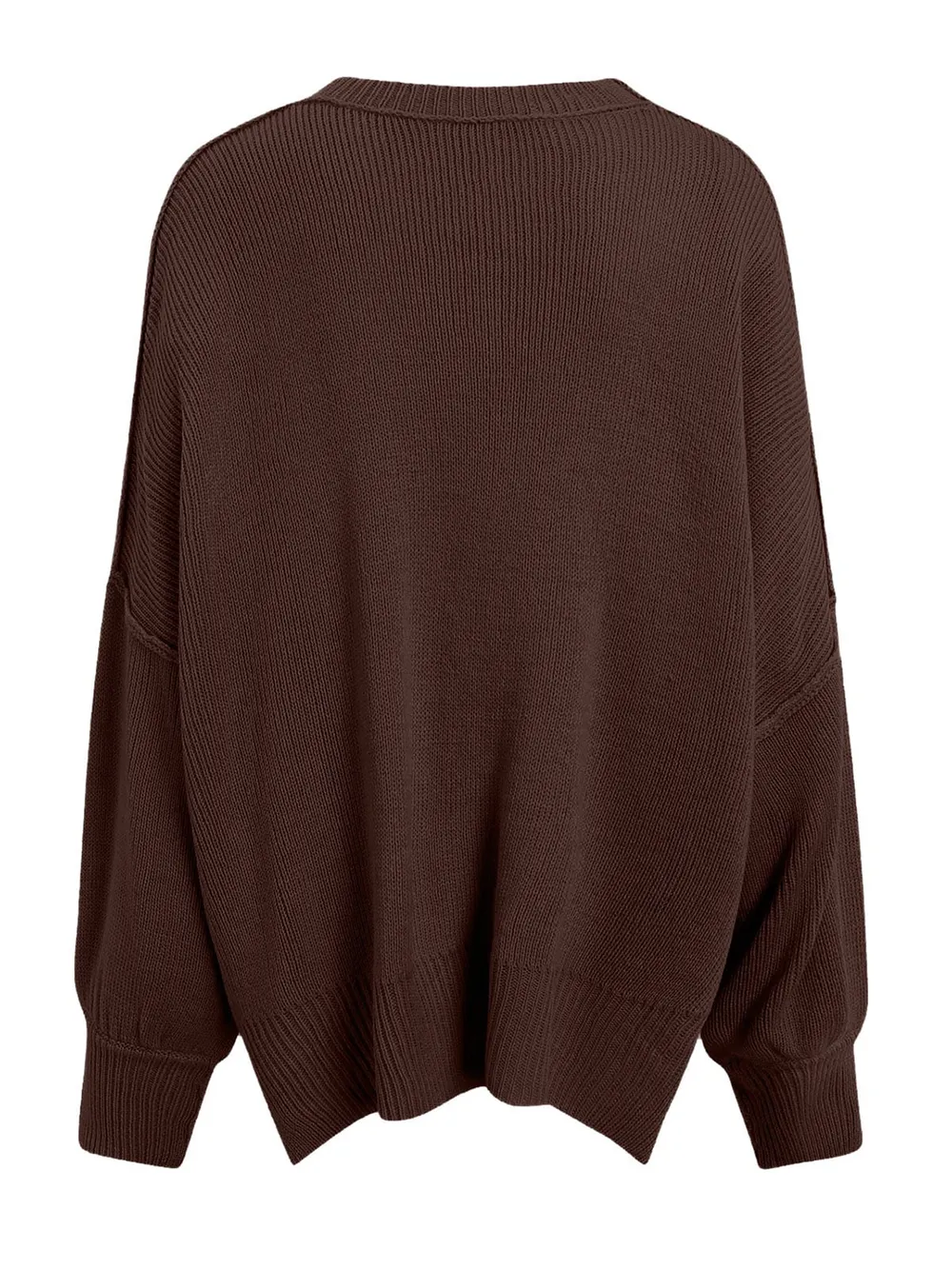 Round Neck Long Sleeve Sweater - Image 25
