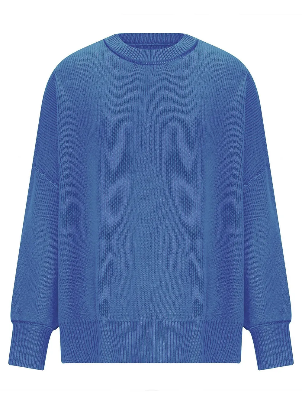 Round Neck Long Sleeve Sweater - Image 27