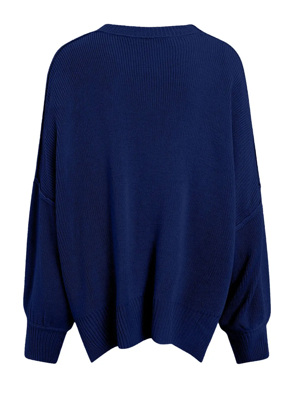 Round Neck Long Sleeve Sweater - Image 3