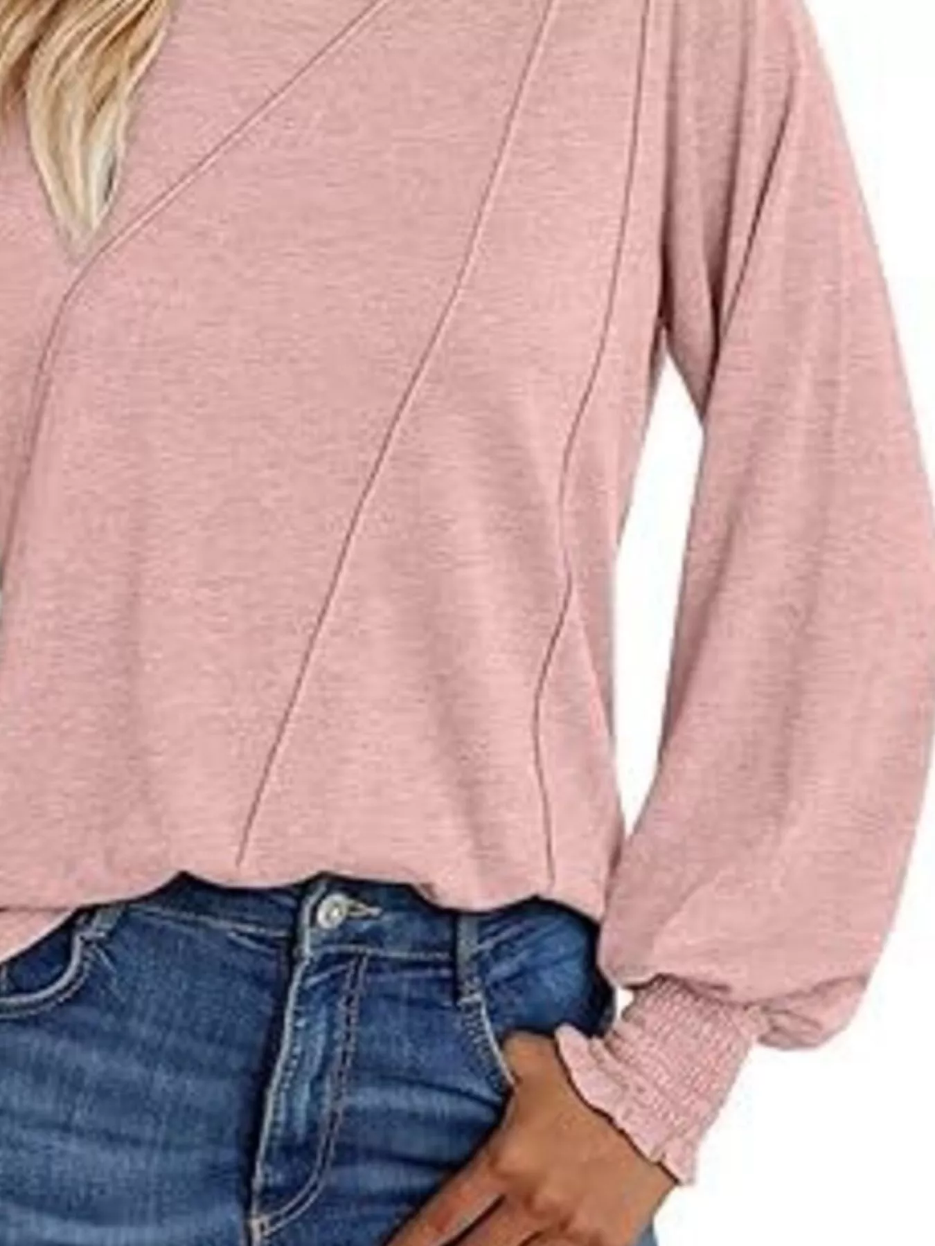 Round Neck Long Sleeve Top - Image 15