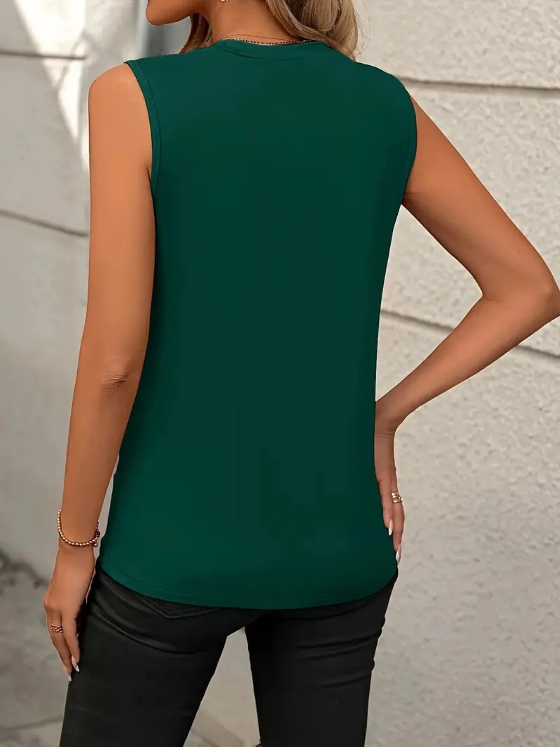 Round Neck Sleeveless Tank - Image 12