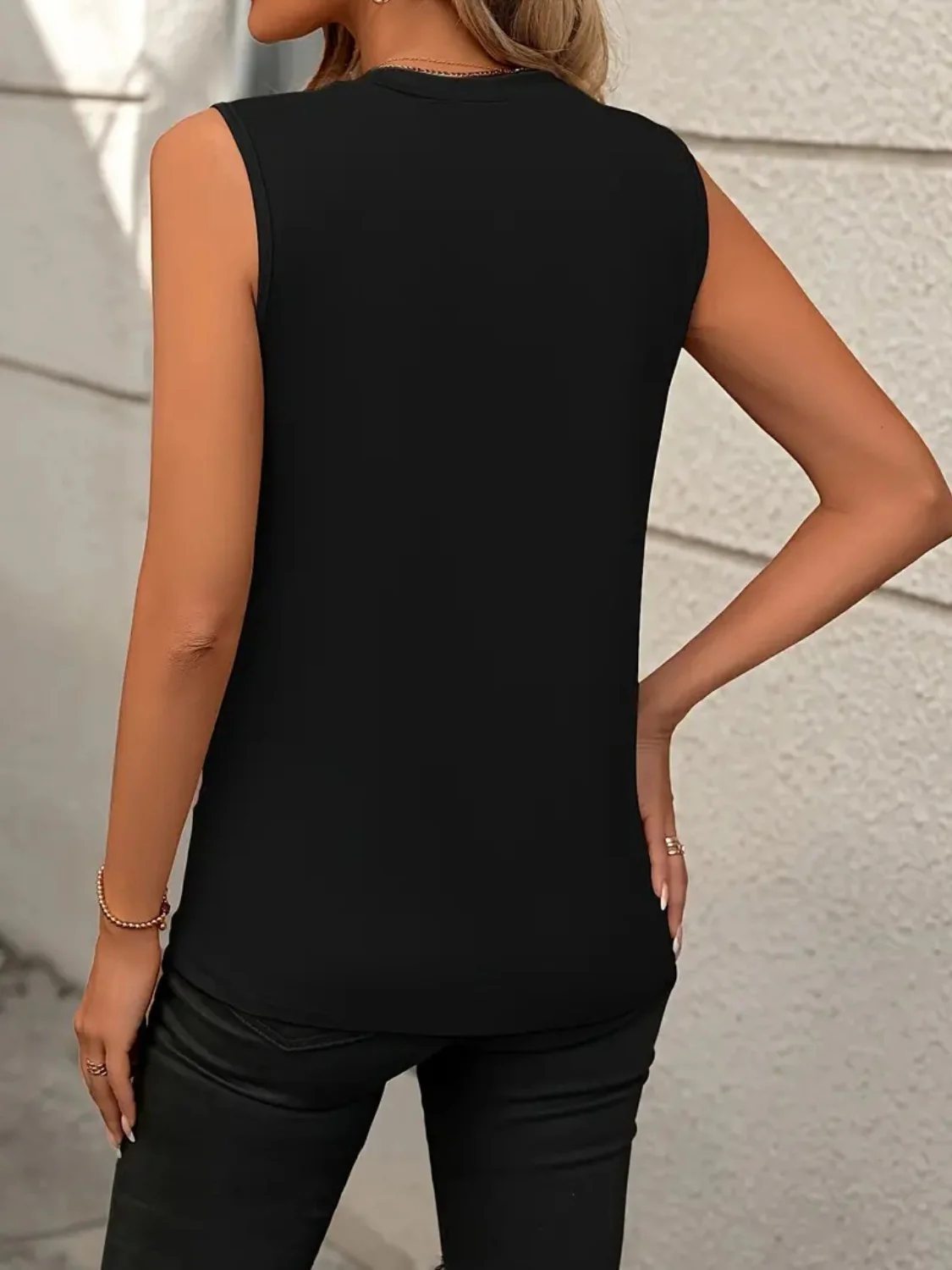 Round Neck Sleeveless Tank - Image 6