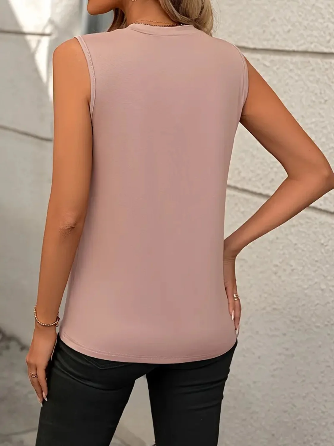 Round Neck Sleeveless Tank - Image 7