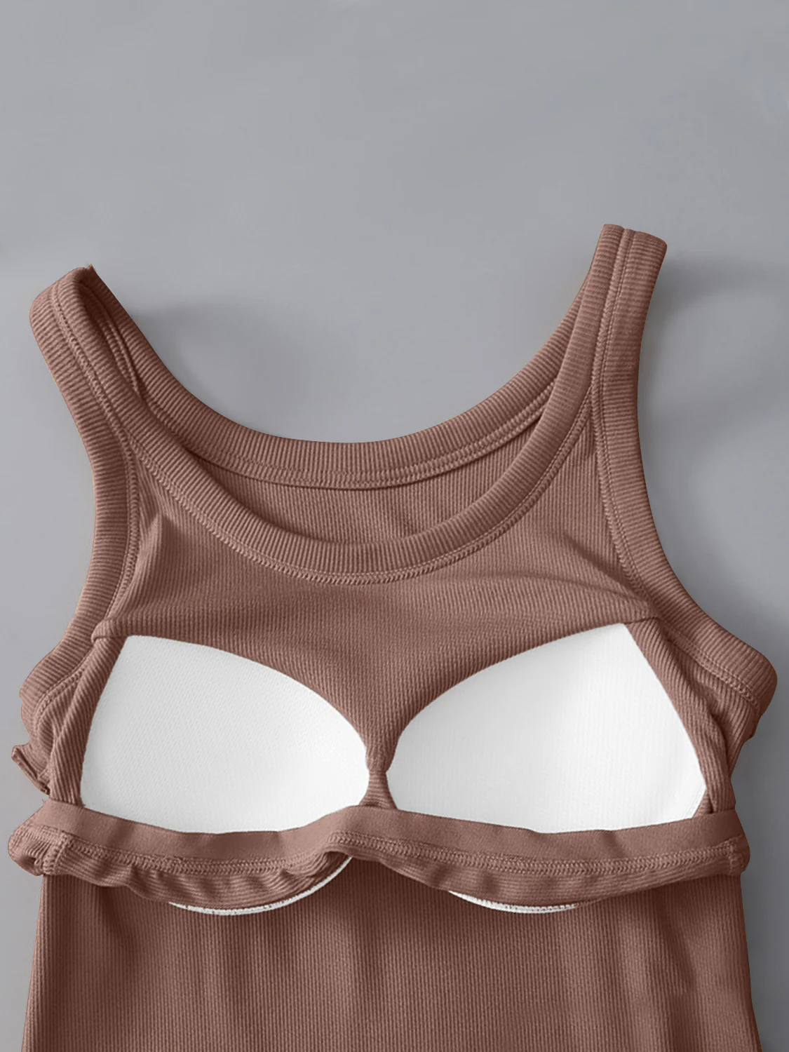 Round Neck Tank with Bra - Image 20