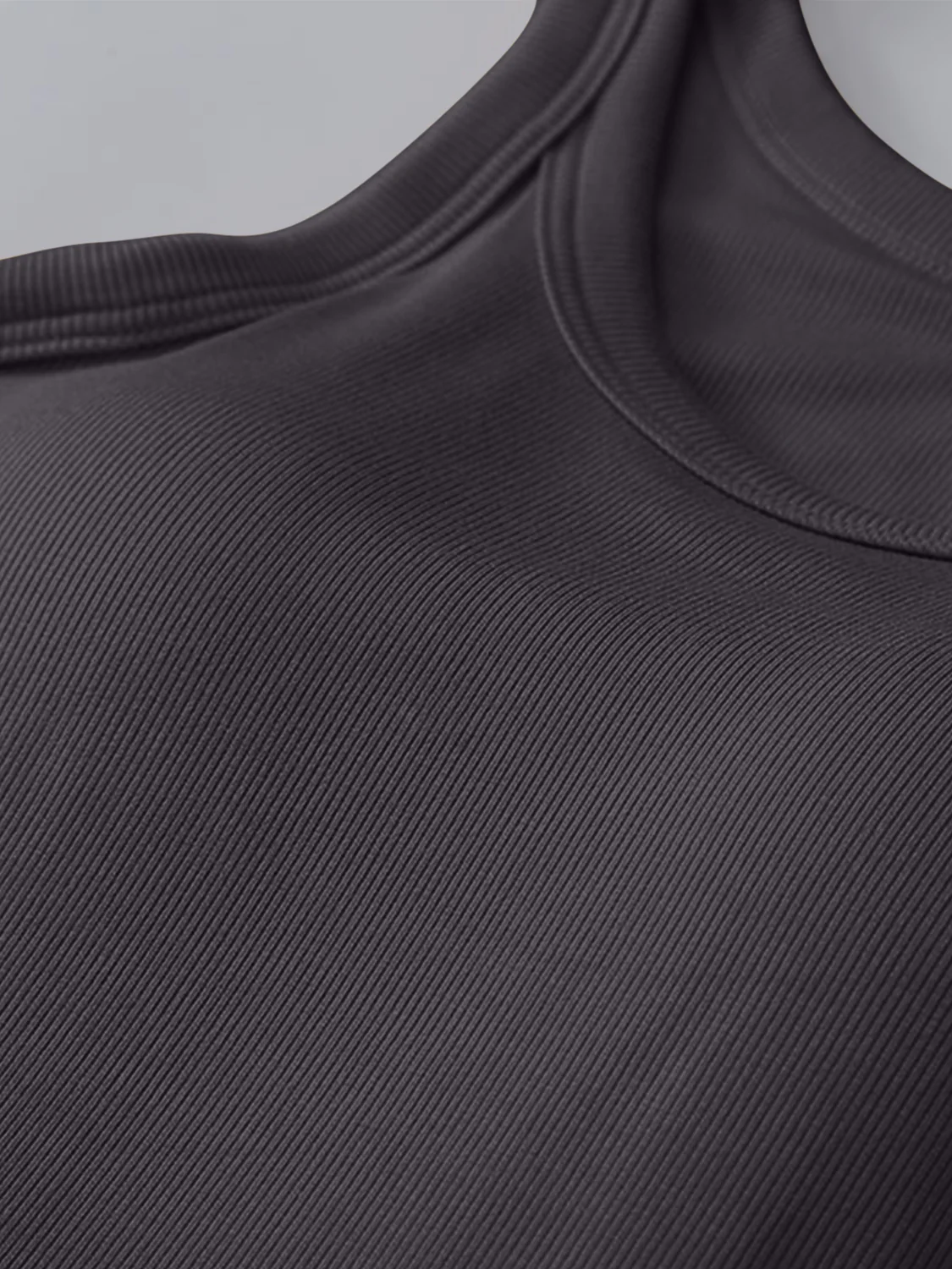 Round Neck Tank with Bra - Image 3