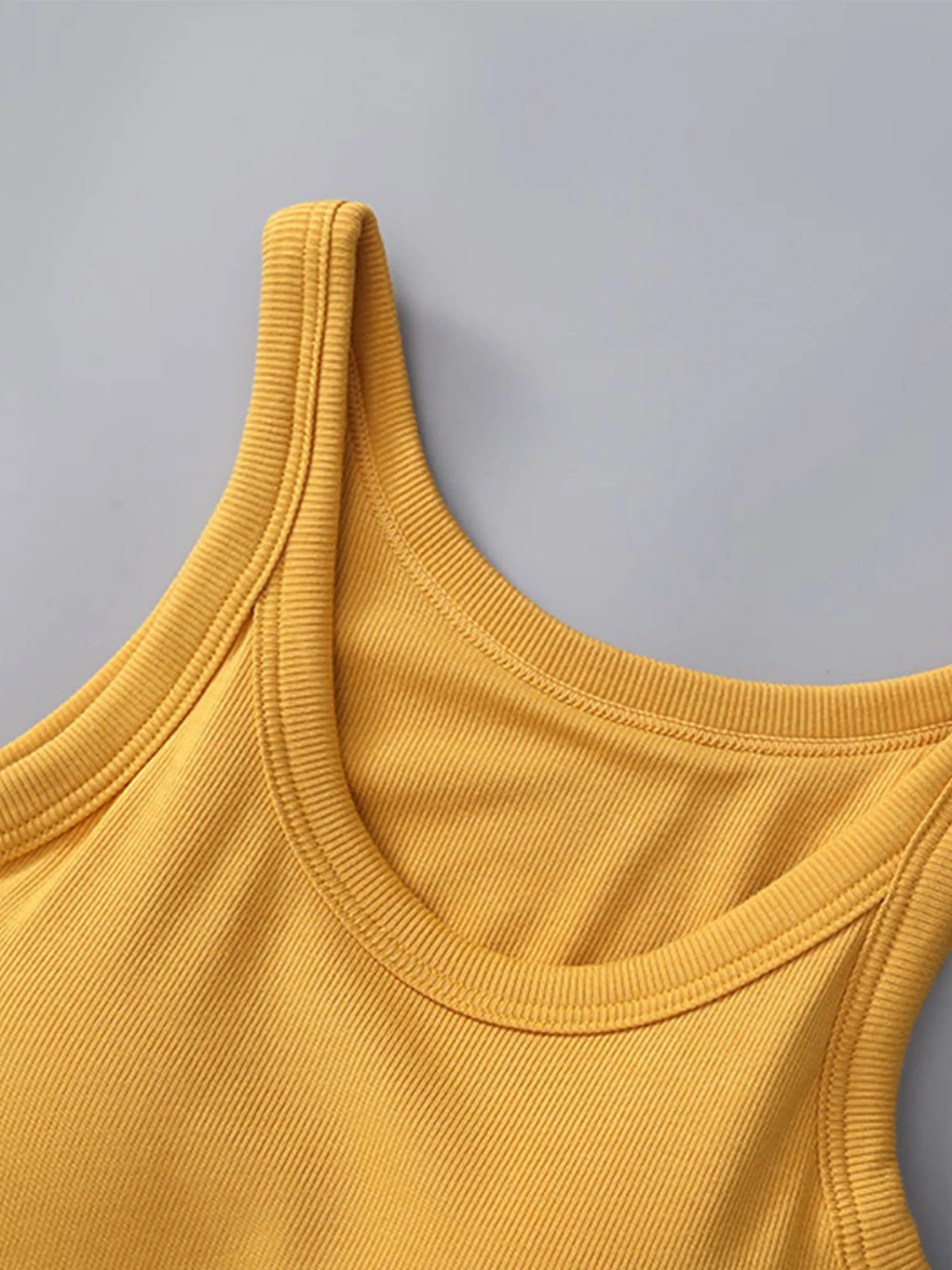 Round Neck Tank with Bra - Image 5