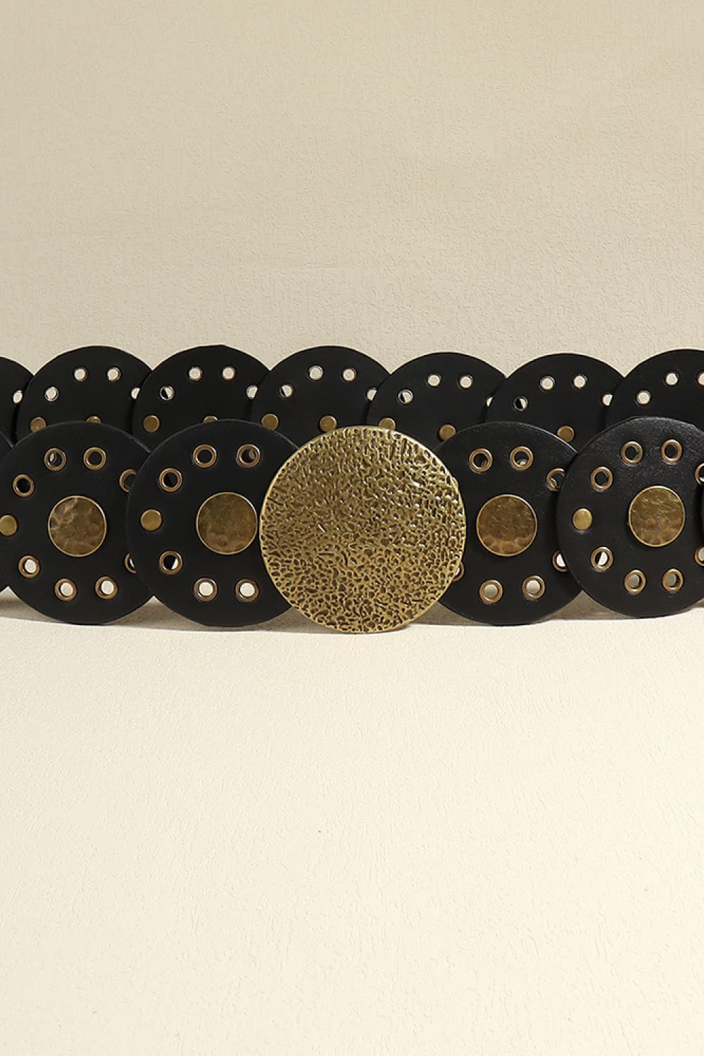 Round Shape PU Leather Belt - Image 2