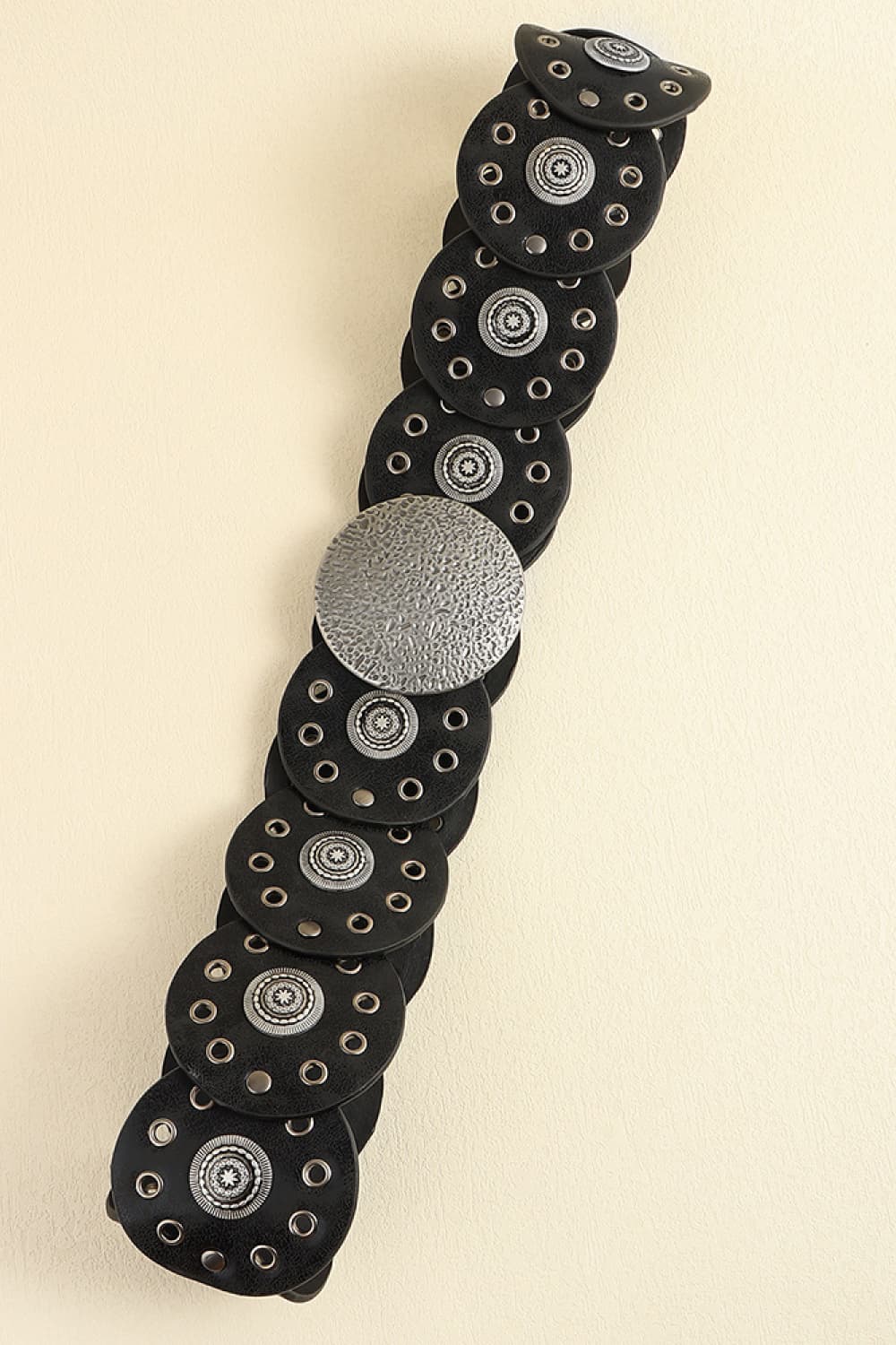 Round Shape PU Leather Belt - Image 4