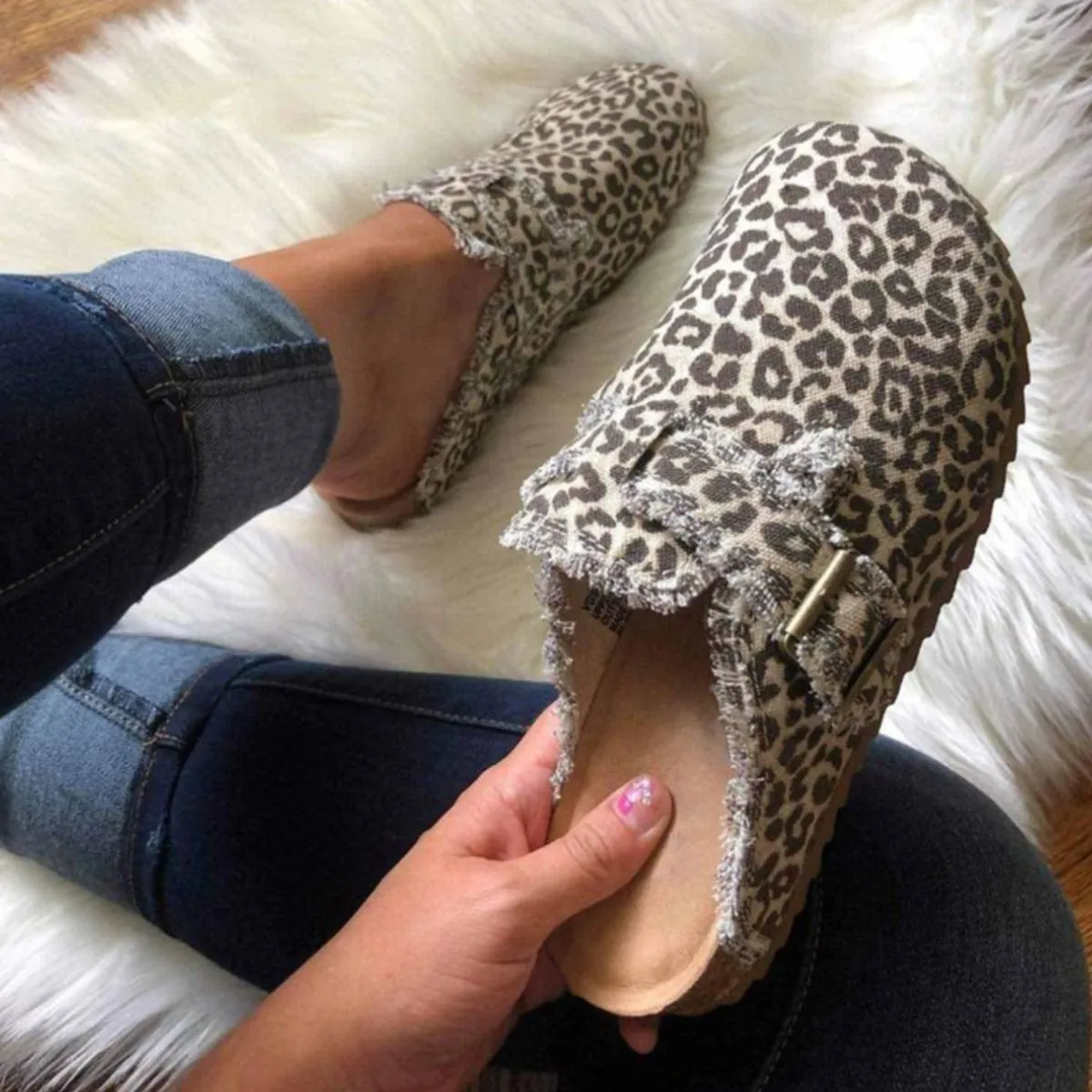 Round Toe Flats Loafers - Image 3