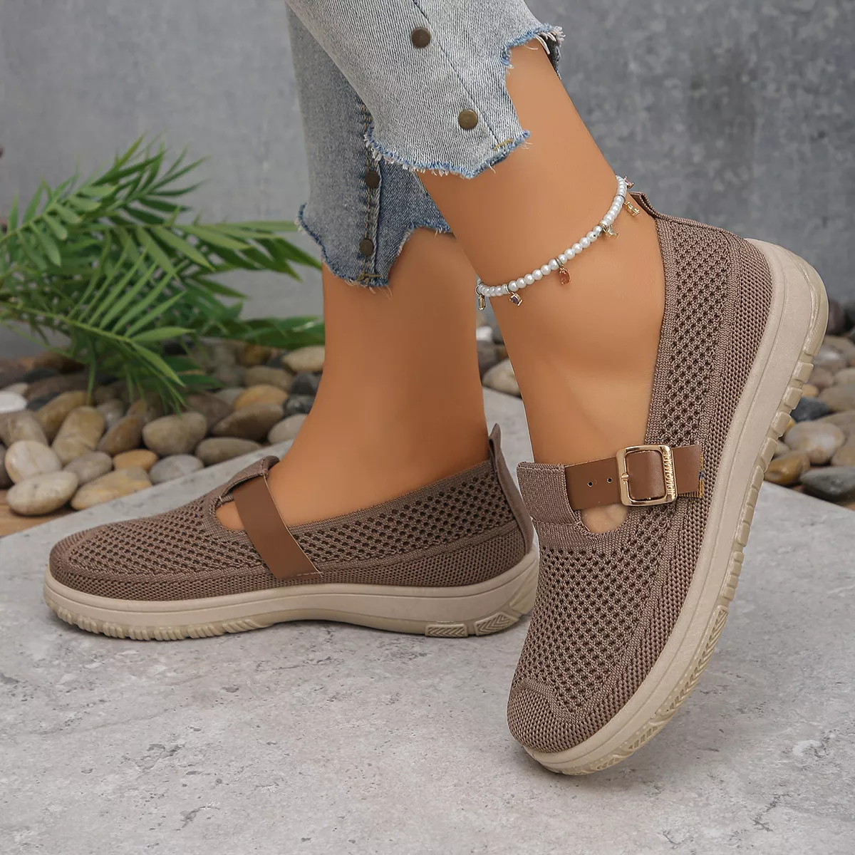Round Toe Platform Slip-Ons - Image 10