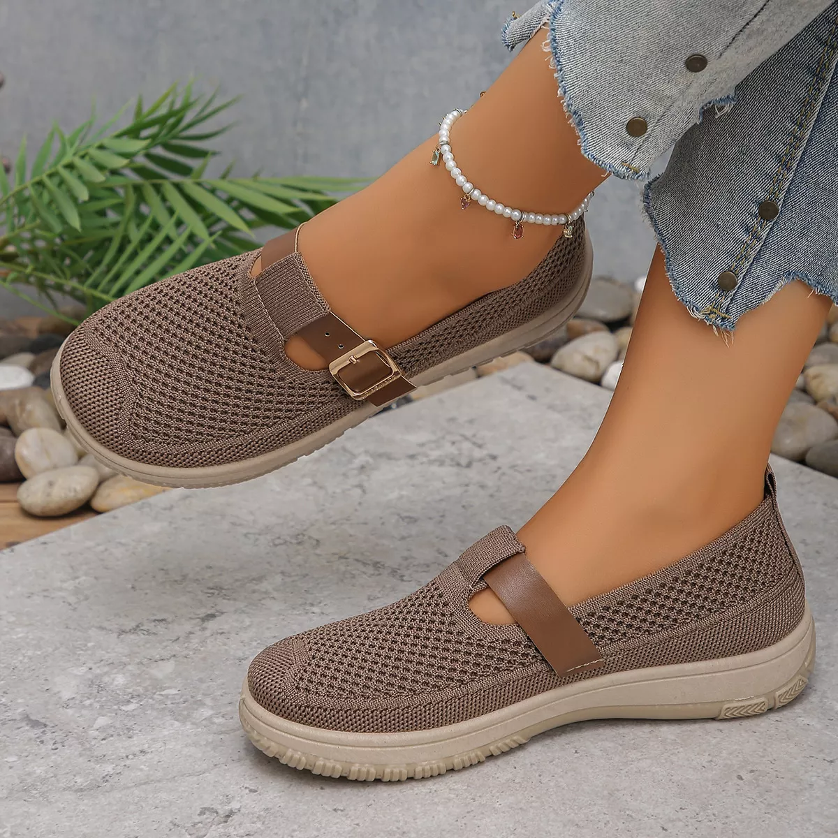 Round Toe Platform Slip-Ons - Image 8