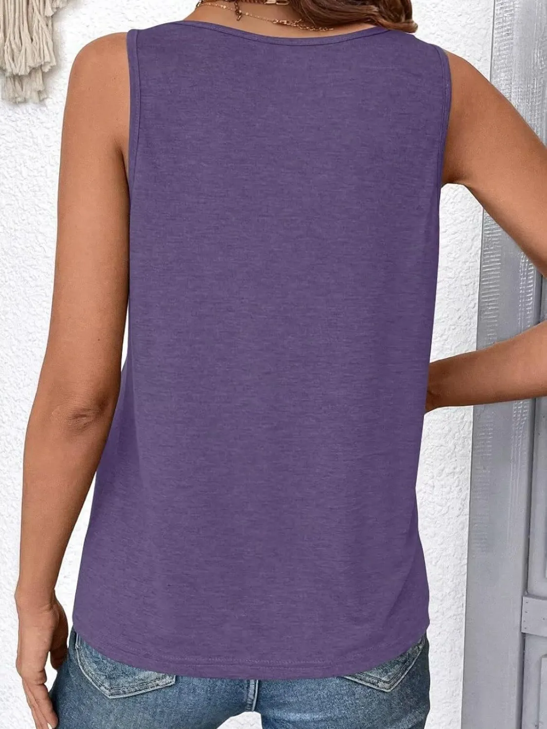 Ruched V-Neck Tank - Image 11