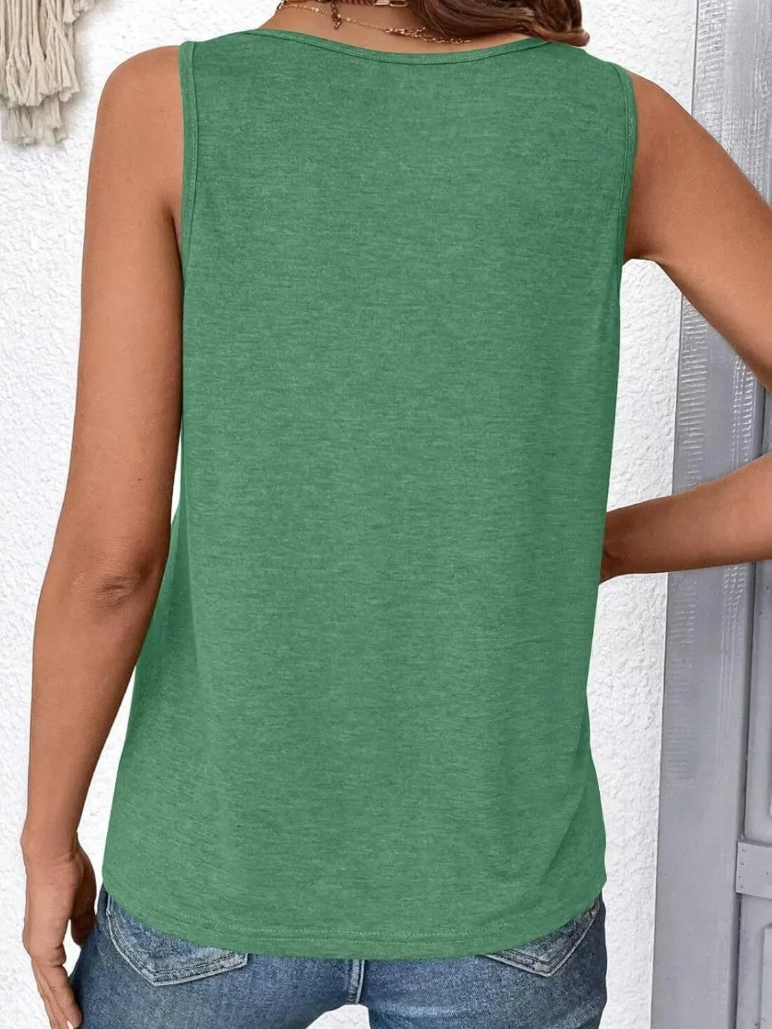 Ruched V-Neck Tank - Image 17