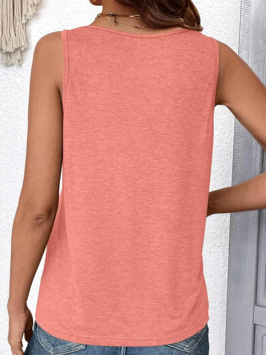 Ruched V-Neck Tank - Image 4