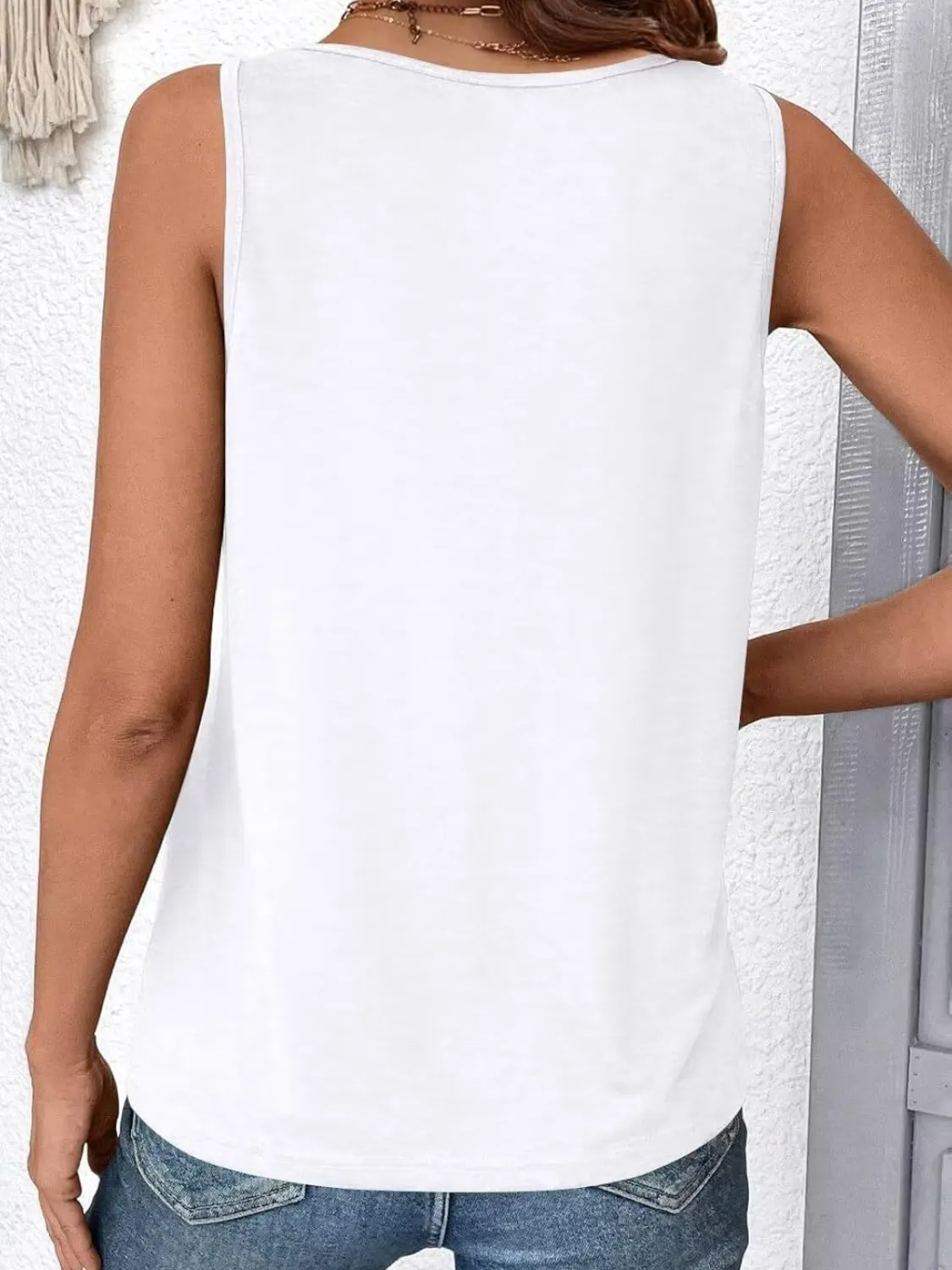 Ruched V-Neck Tank - Image 7