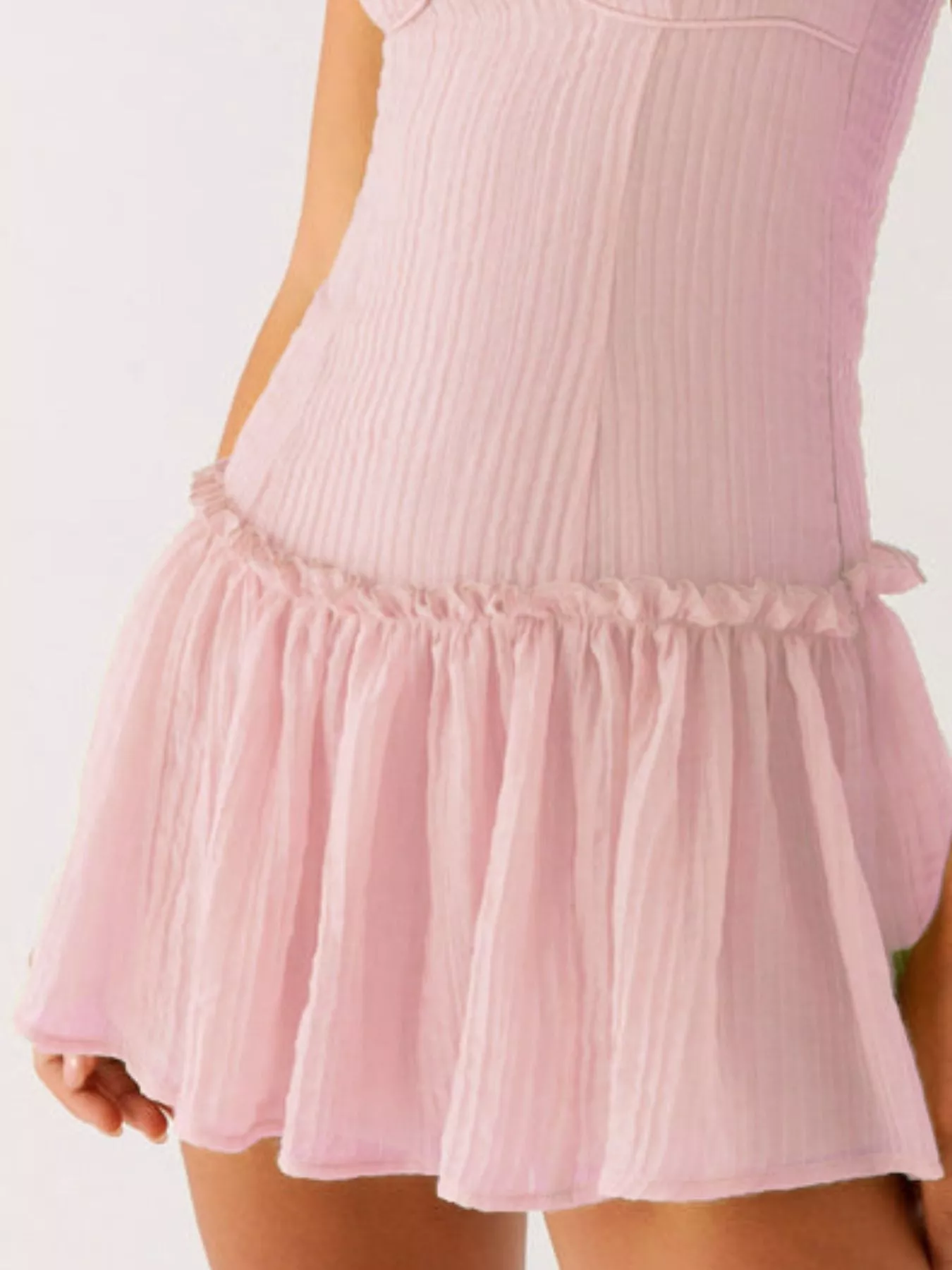 Ruffle Hem Cami Mini Dress - Image 15