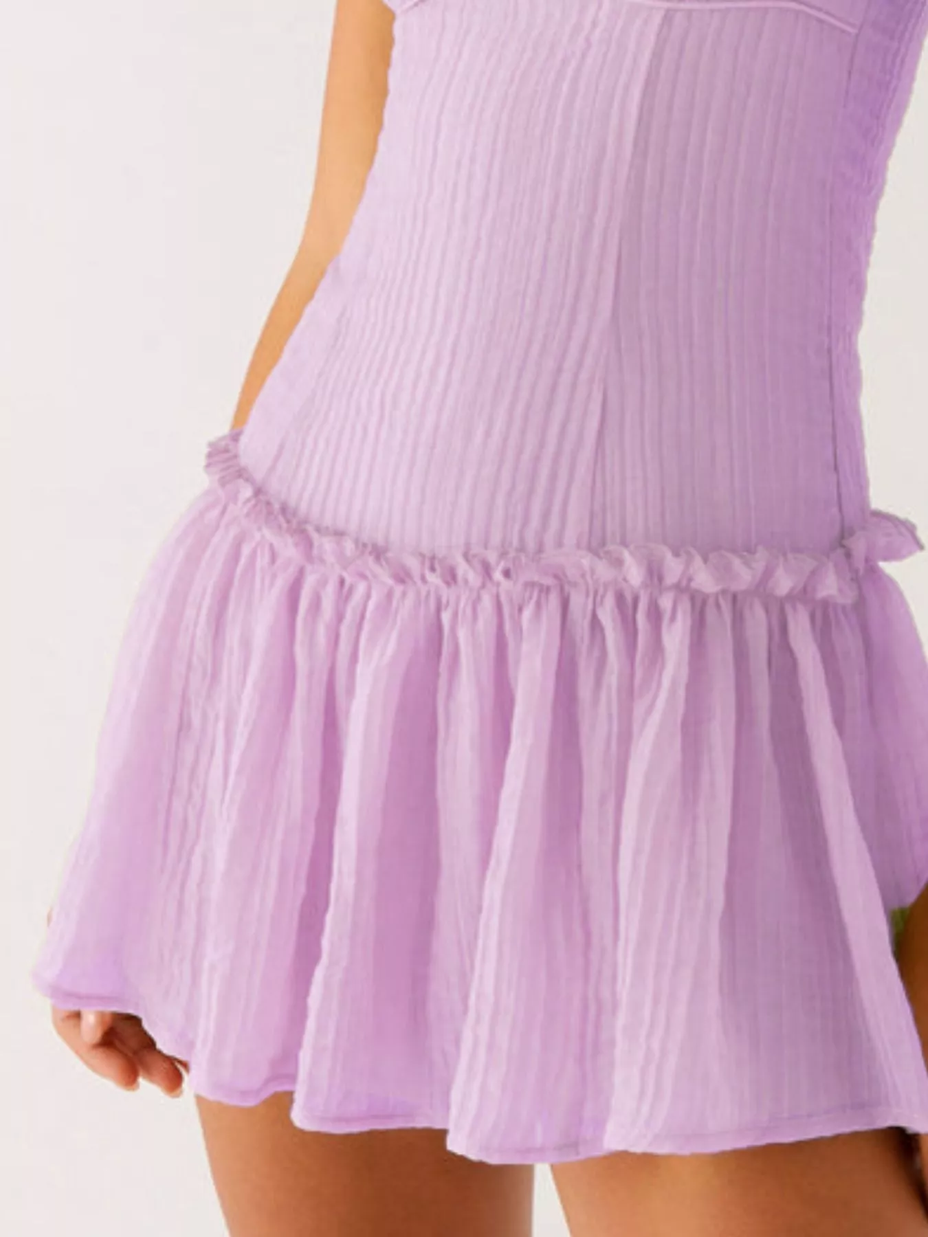 Ruffle Hem Cami Mini Dress - Image 9