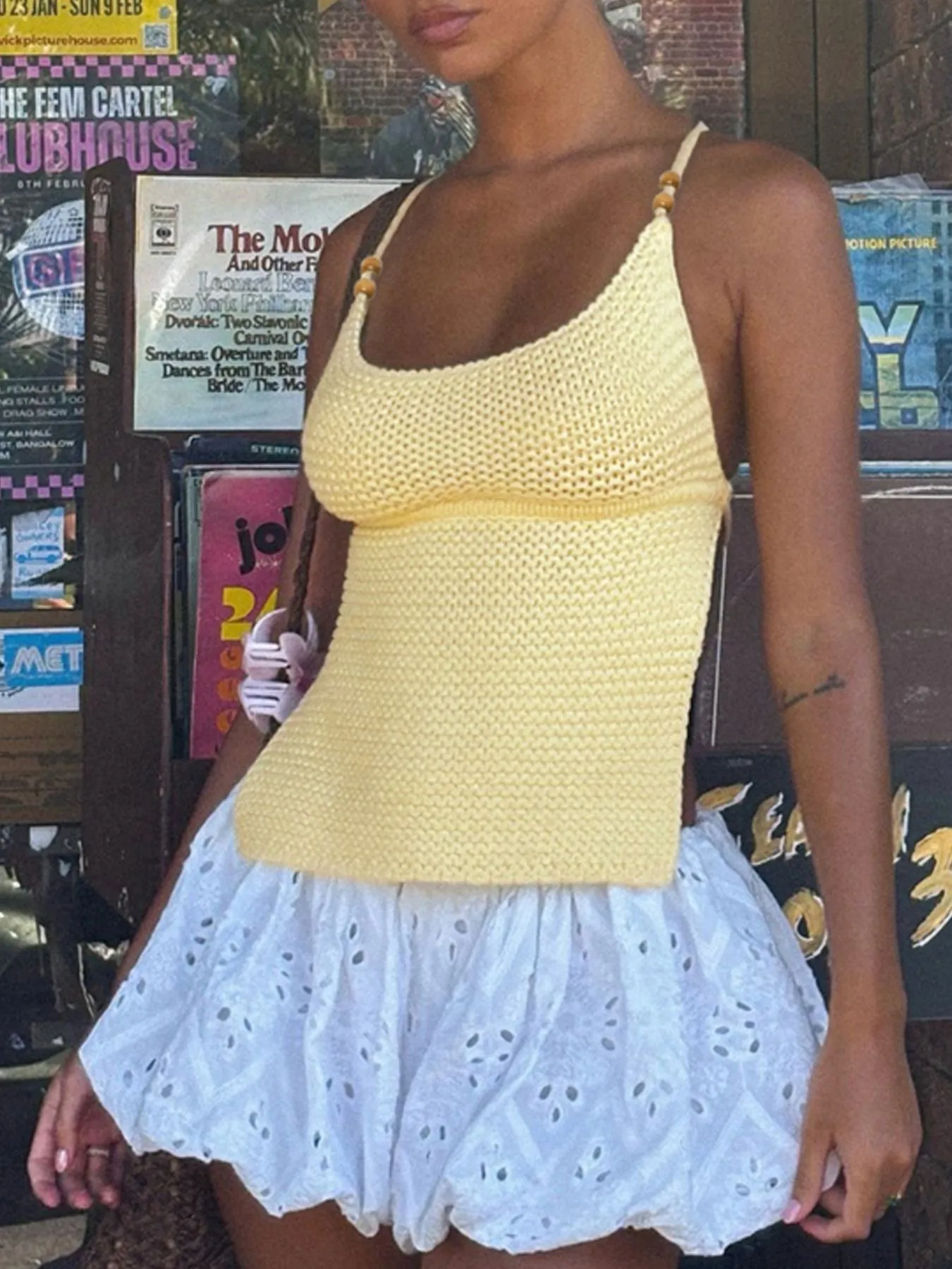 Scoop Neck Knit Cami - Image 8