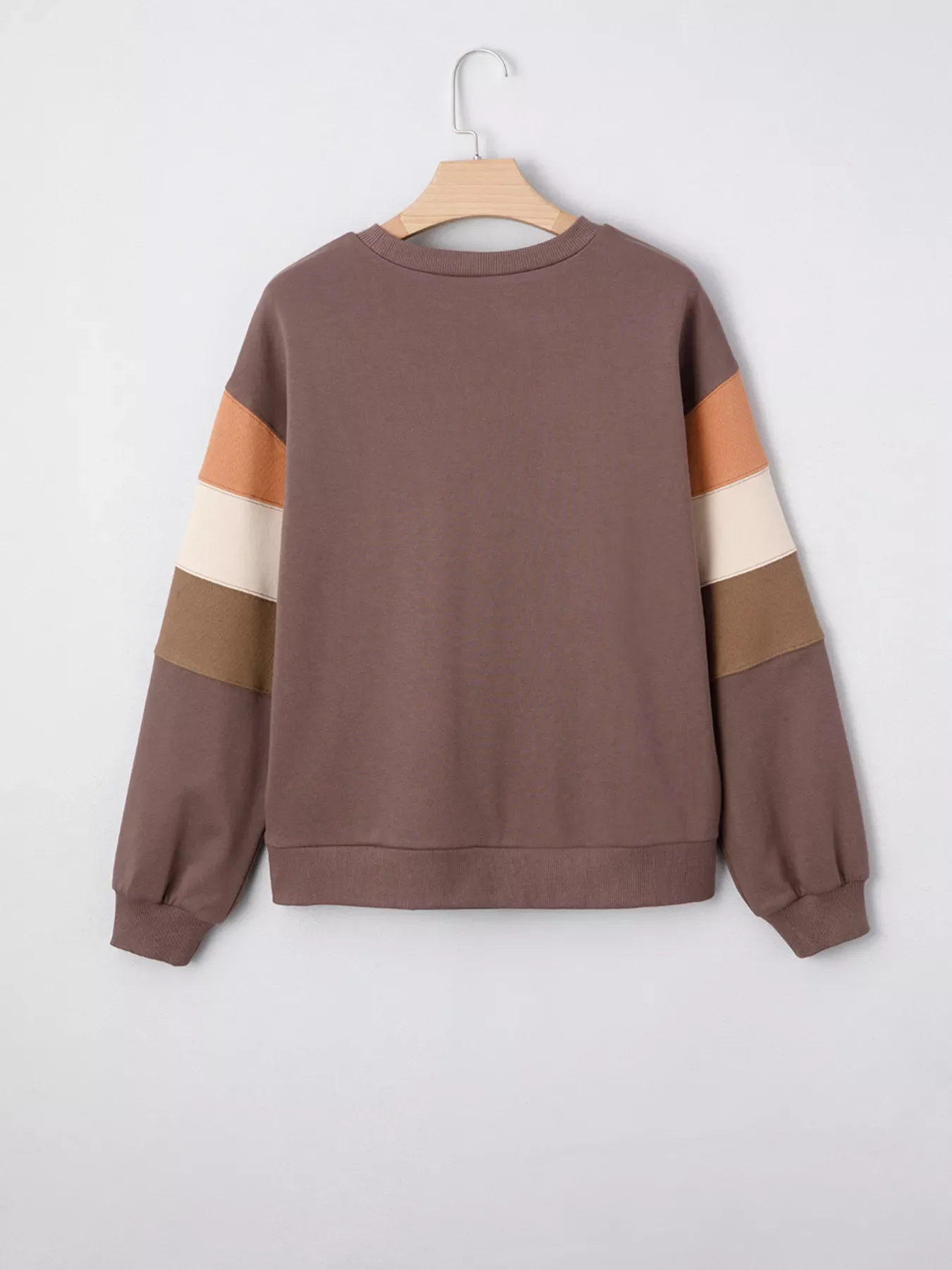 Sequin Bow Pumpkin Round Neck Sweatshirt - Image 5