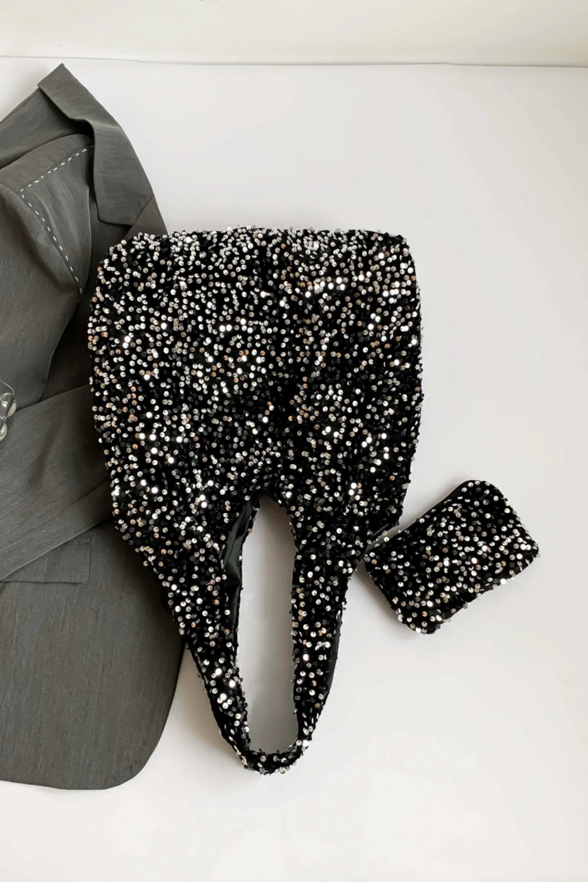 Sequin Polyester Handbag - Image 10