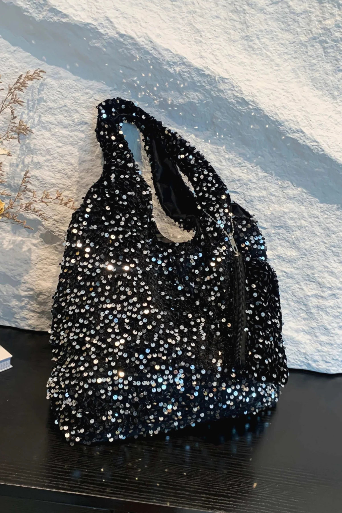 Sequin Polyester Handbag - Image 12
