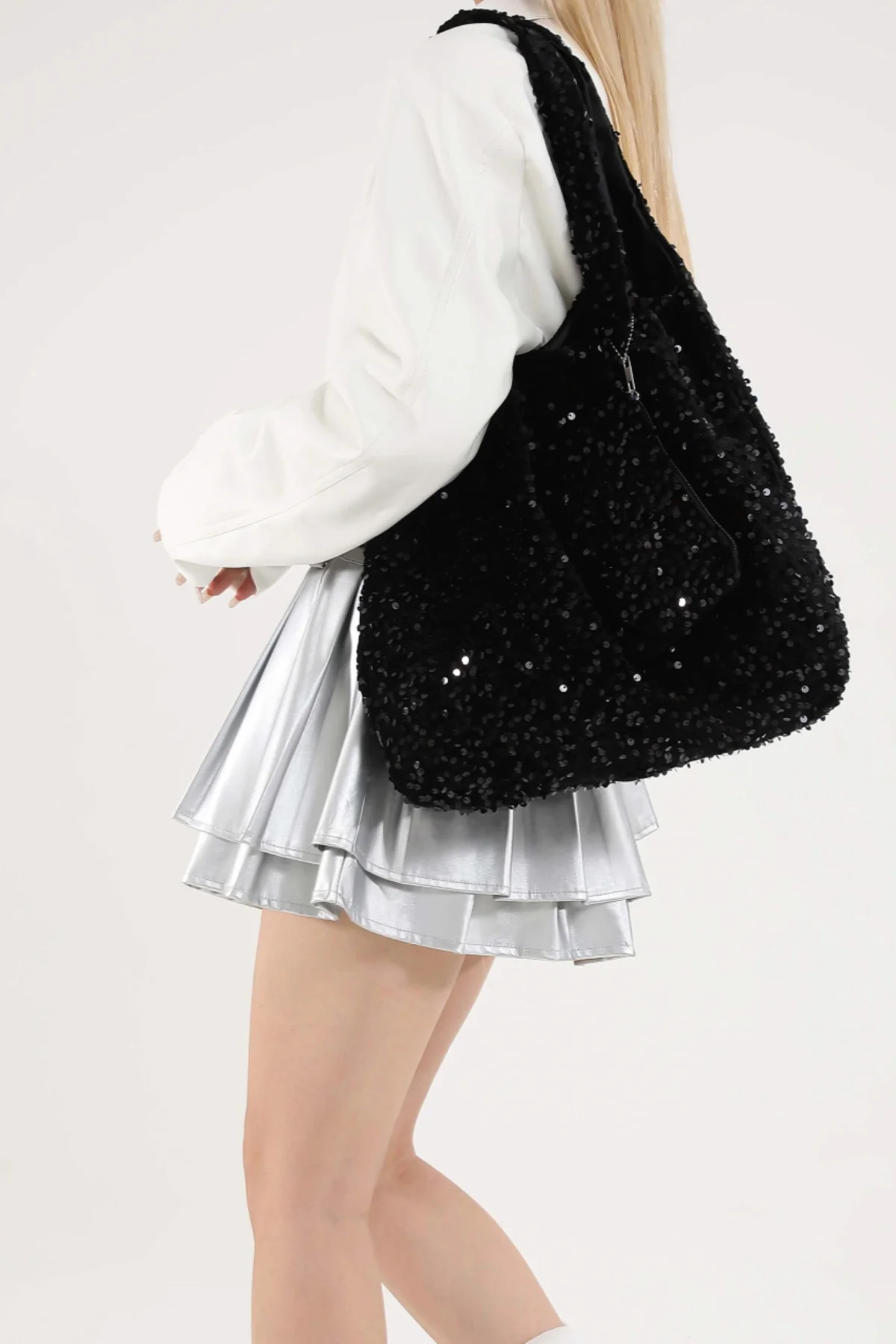 Sequin Polyester Handbag - Image 13