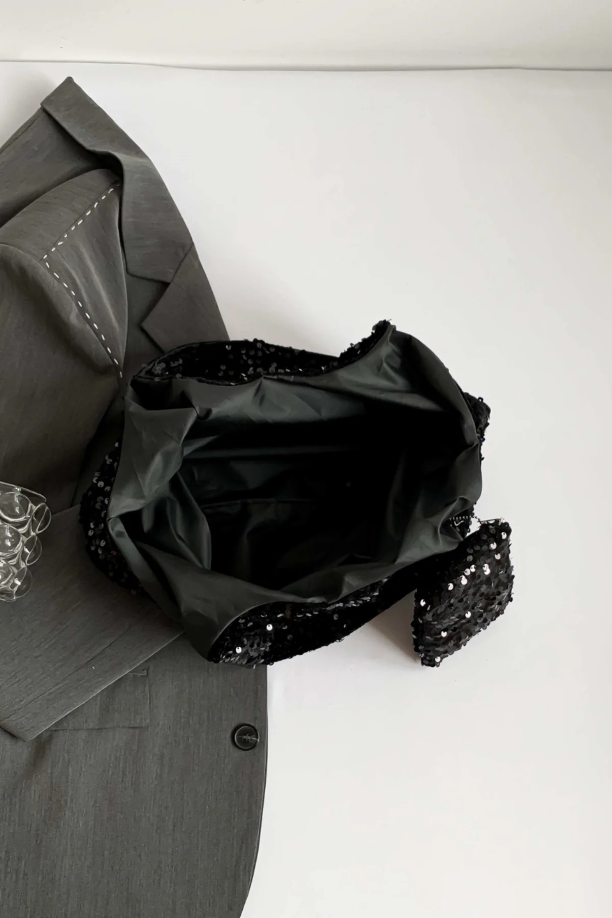 Sequin Polyester Handbag - Image 21