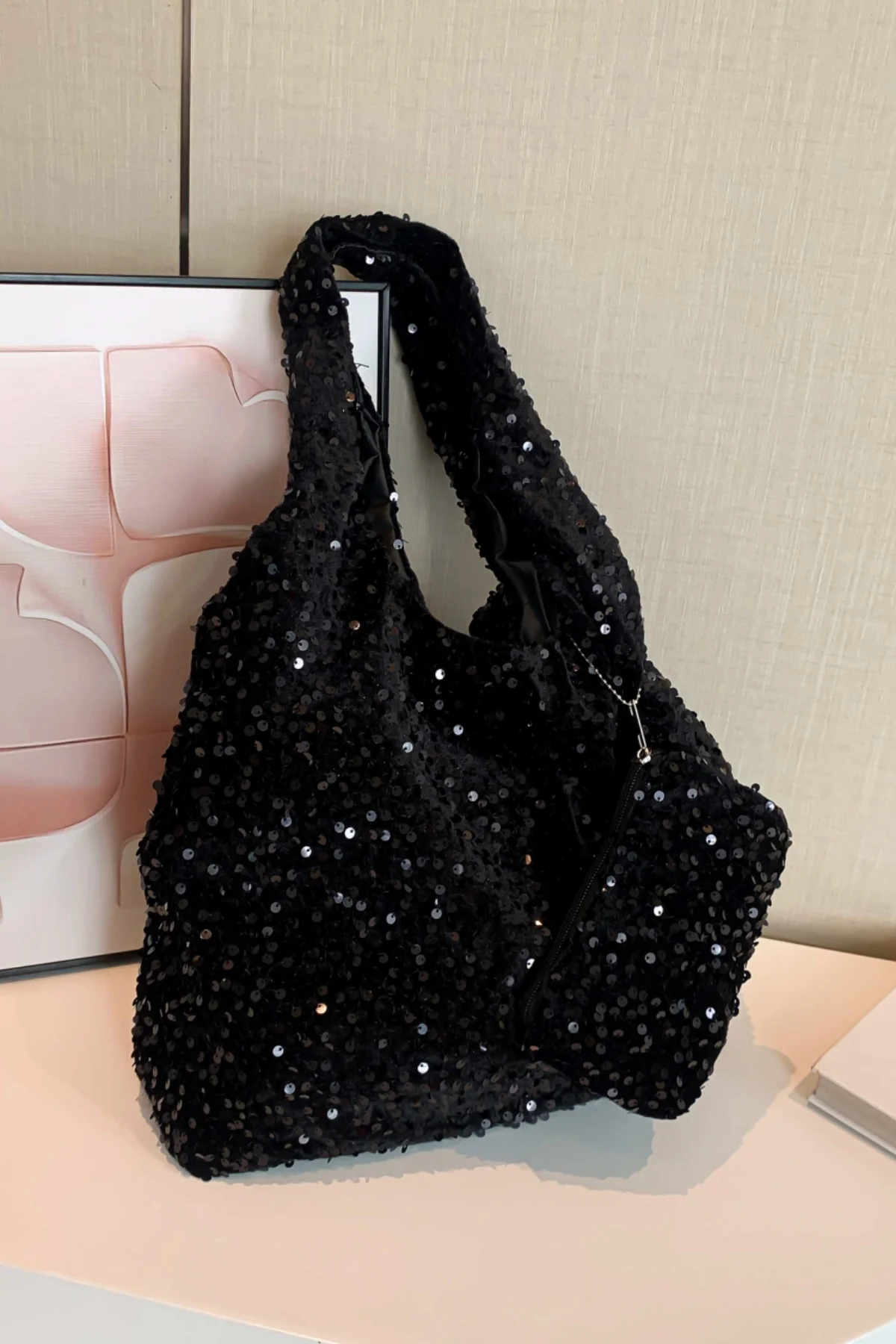 Sequin Polyester Handbag - Image 22