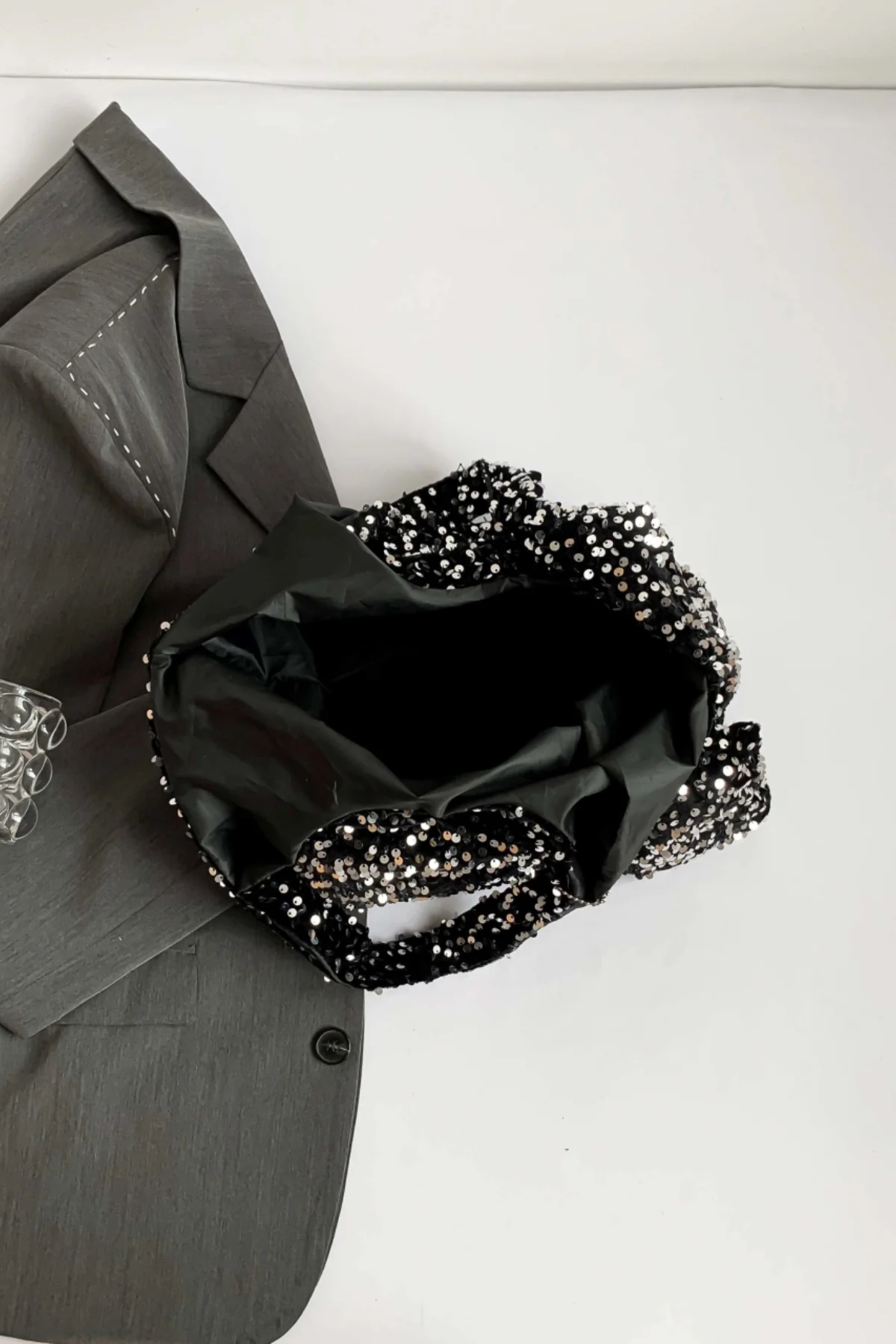 Sequin Polyester Handbag - Image 9